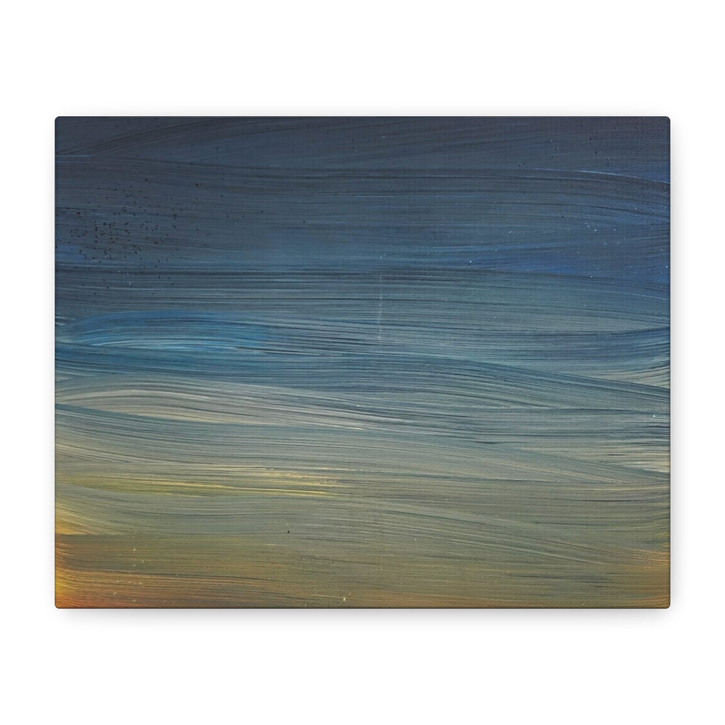 Abstract Coastal Sunset Canvas Print — Matte Stretched Wall Art