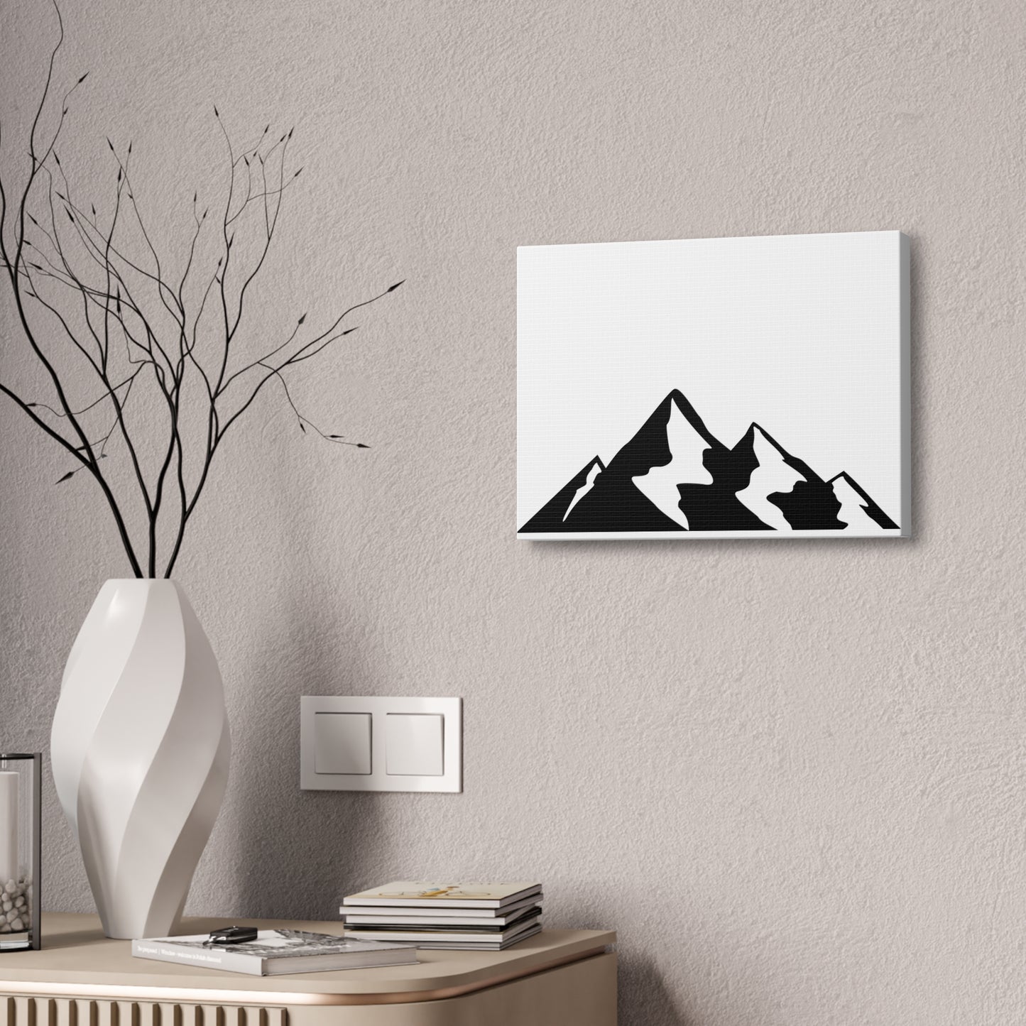 mountains003 - Mountain Landscape Wall Art Canvas