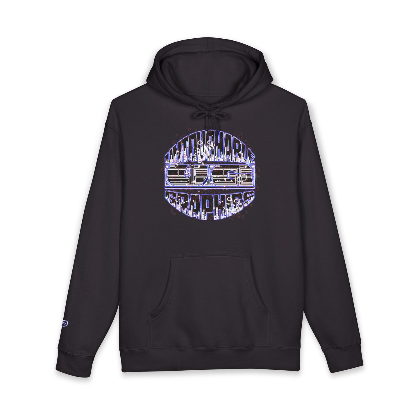 untouchable logo hooded sweatshirt