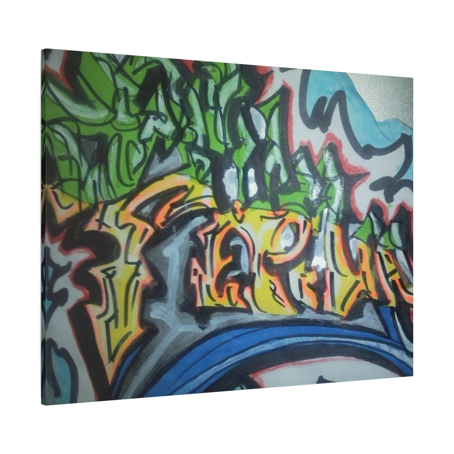 Graffiti Street Art Canvas Print — Urban Colorful Wall Decor