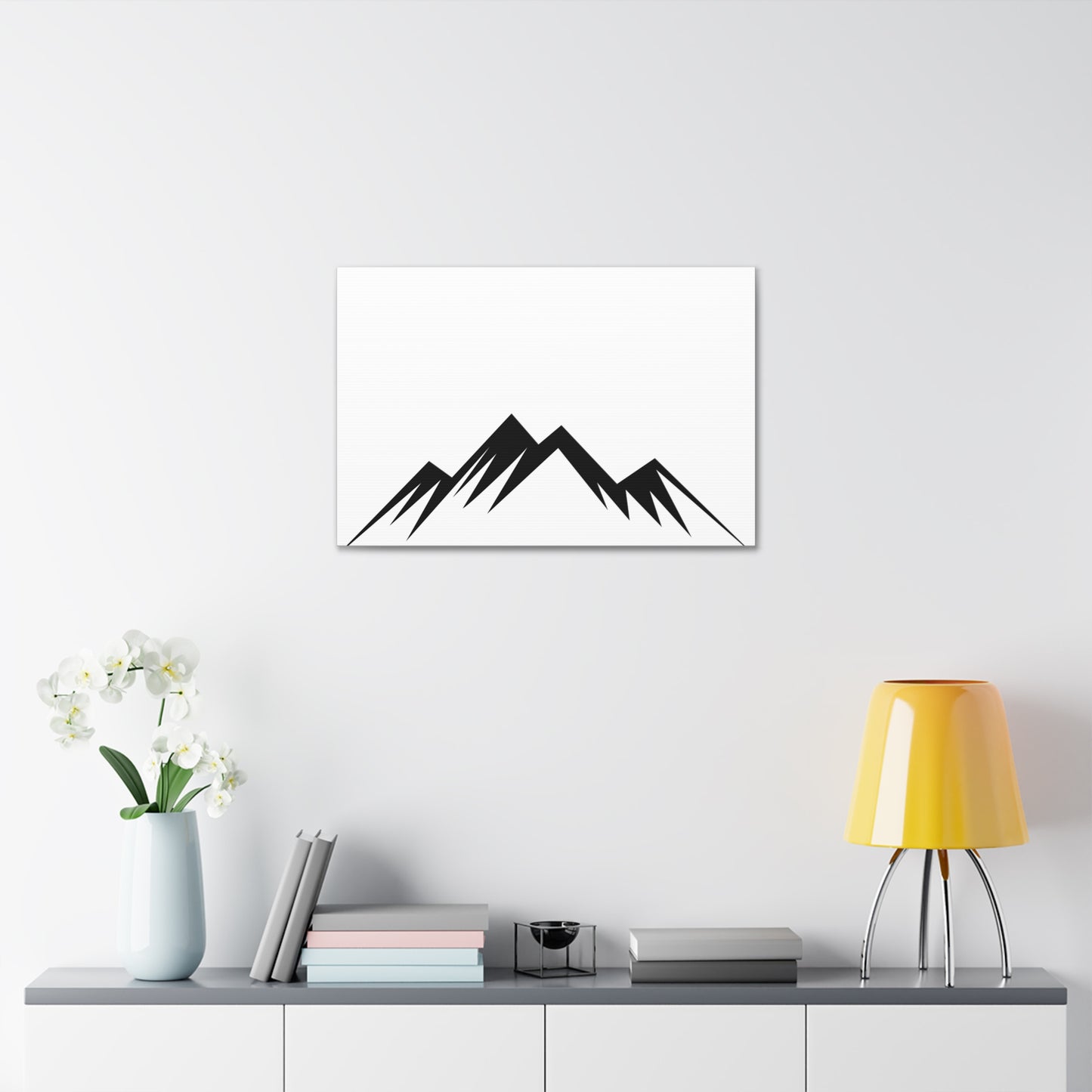 mountains004 - Minimalist Mountain Canvas Art