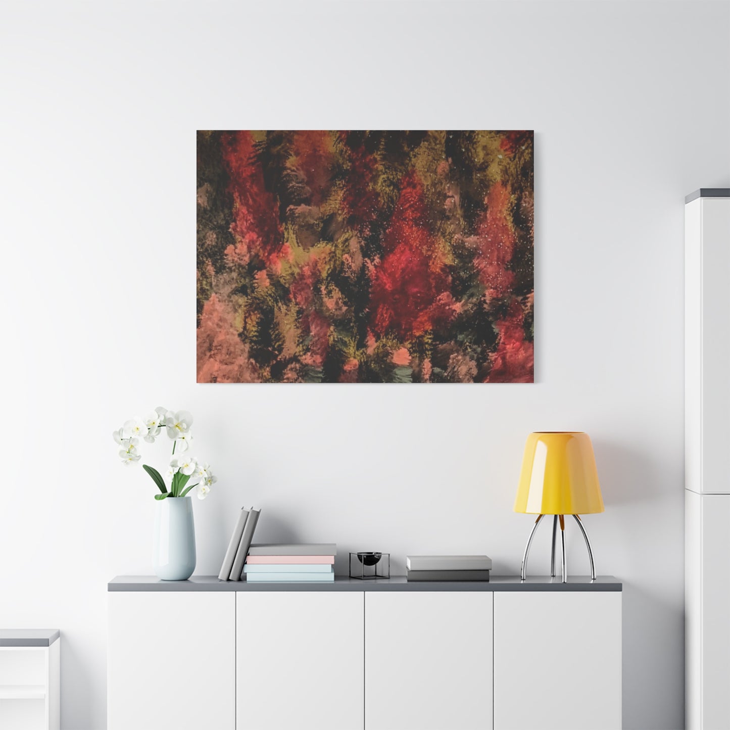 Autumn Forest Abstract Canvas