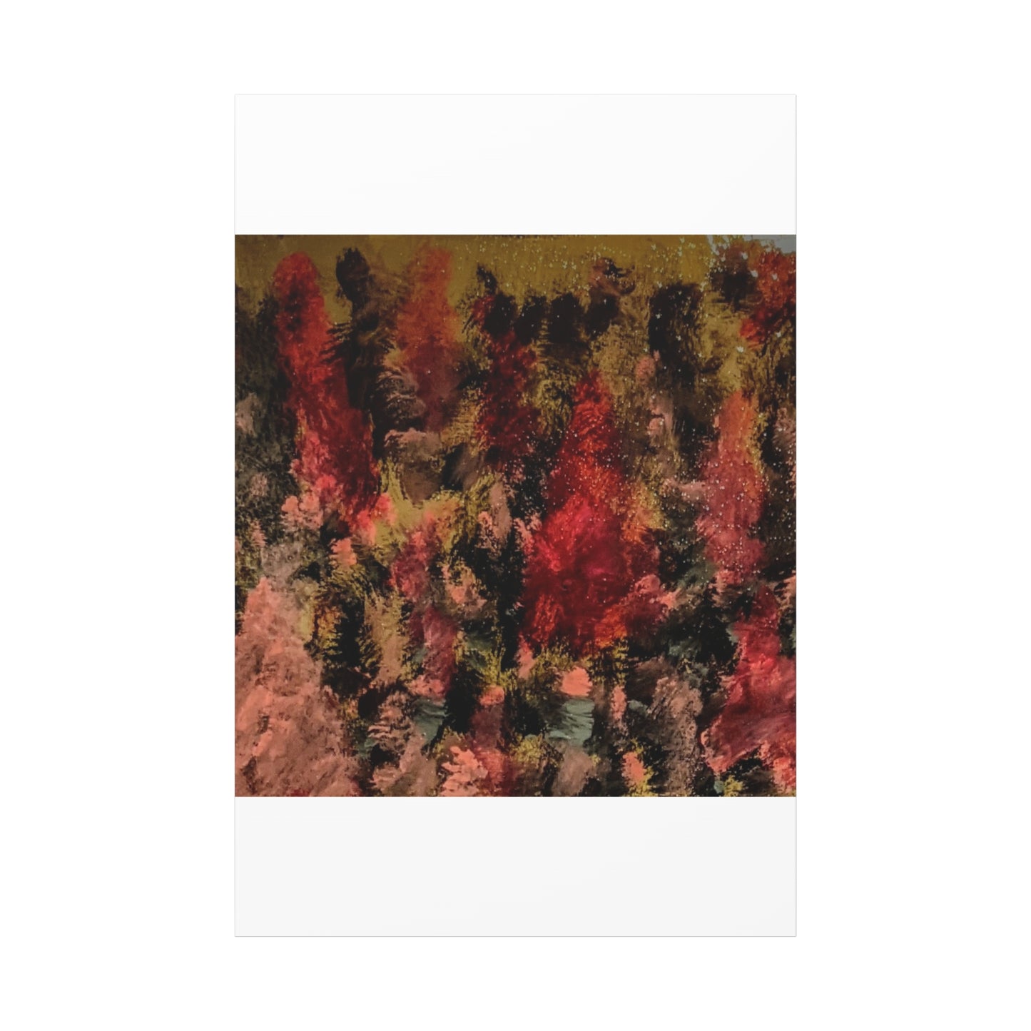 Autumn Forest Abstract Canvas