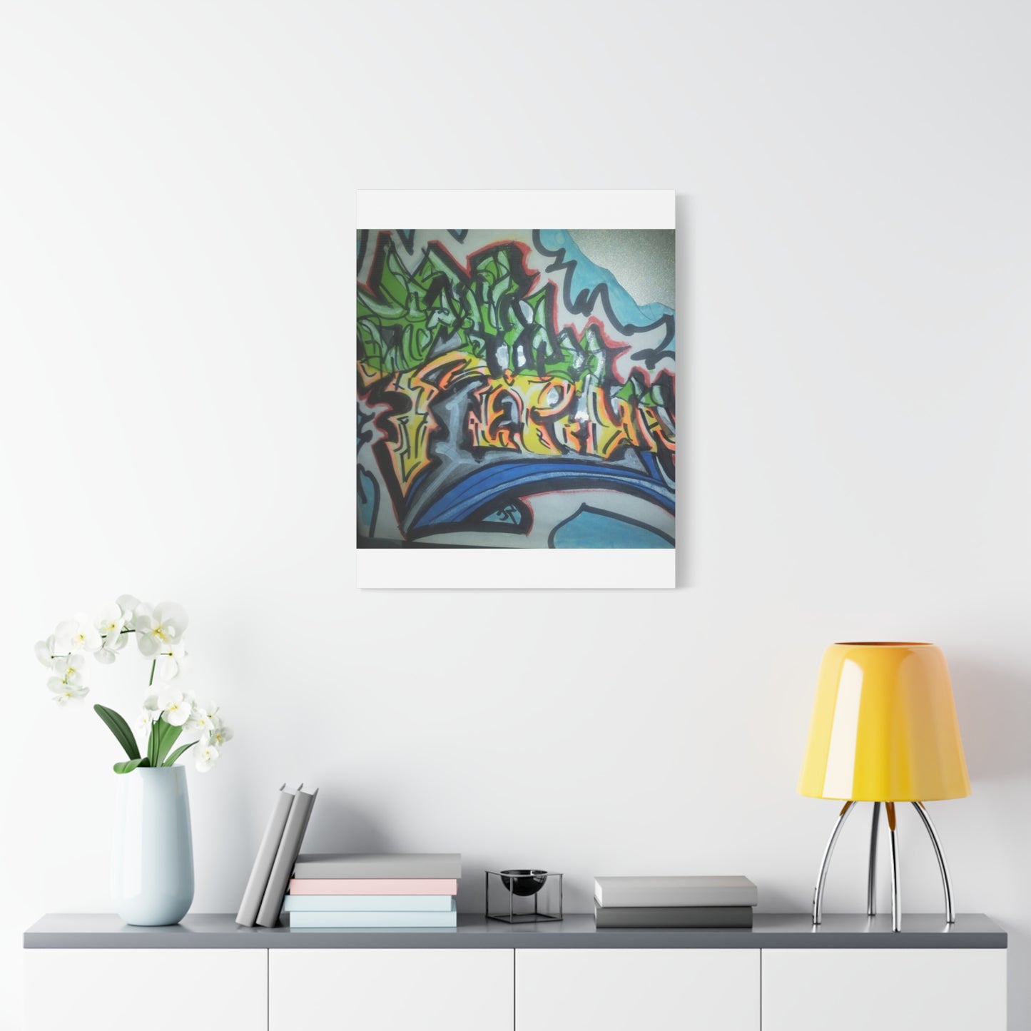 Graffiti Street Art Canvas Print — Urban Colorful Wall Decor
