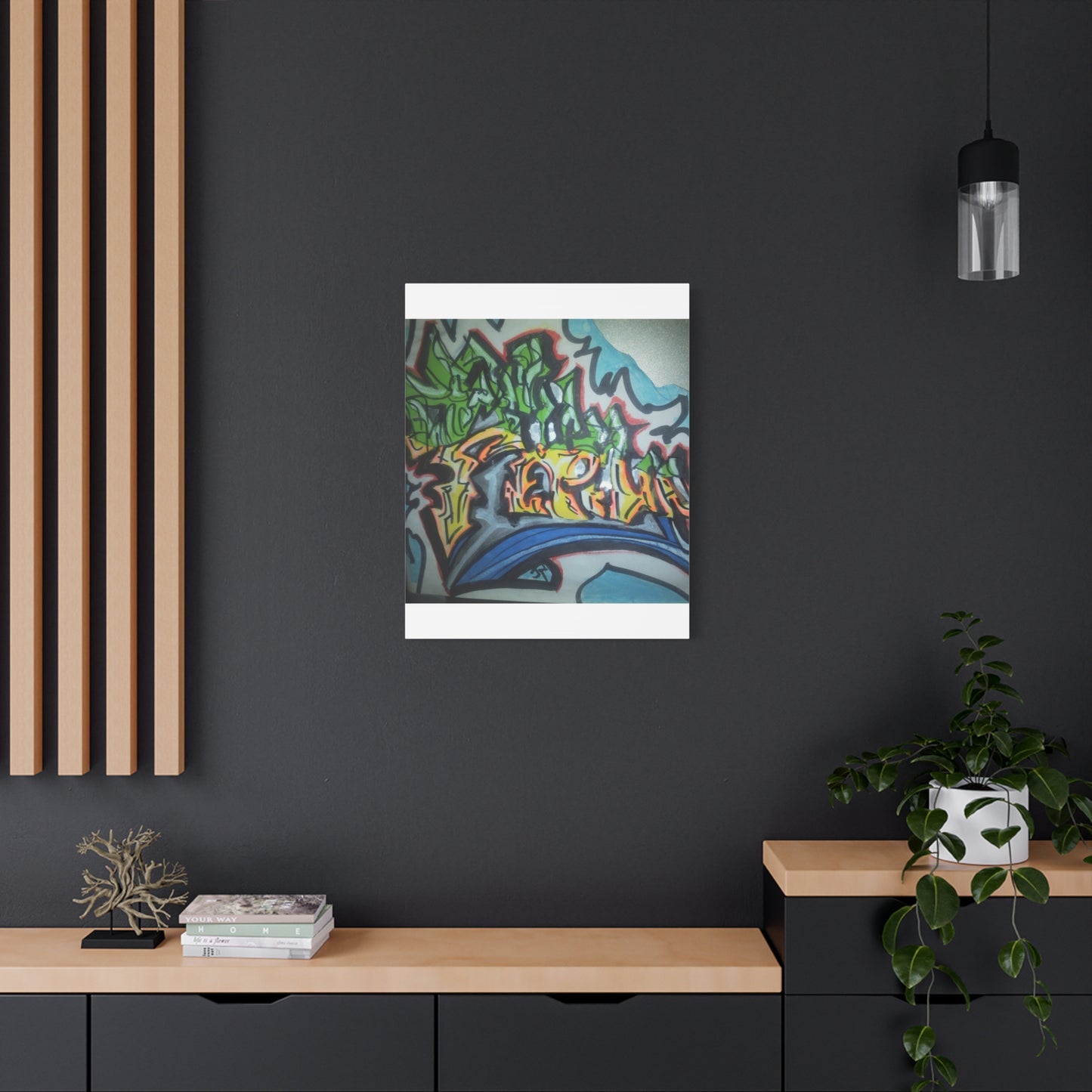 Graffiti Street Art Canvas Print — Urban Colorful Wall Decor