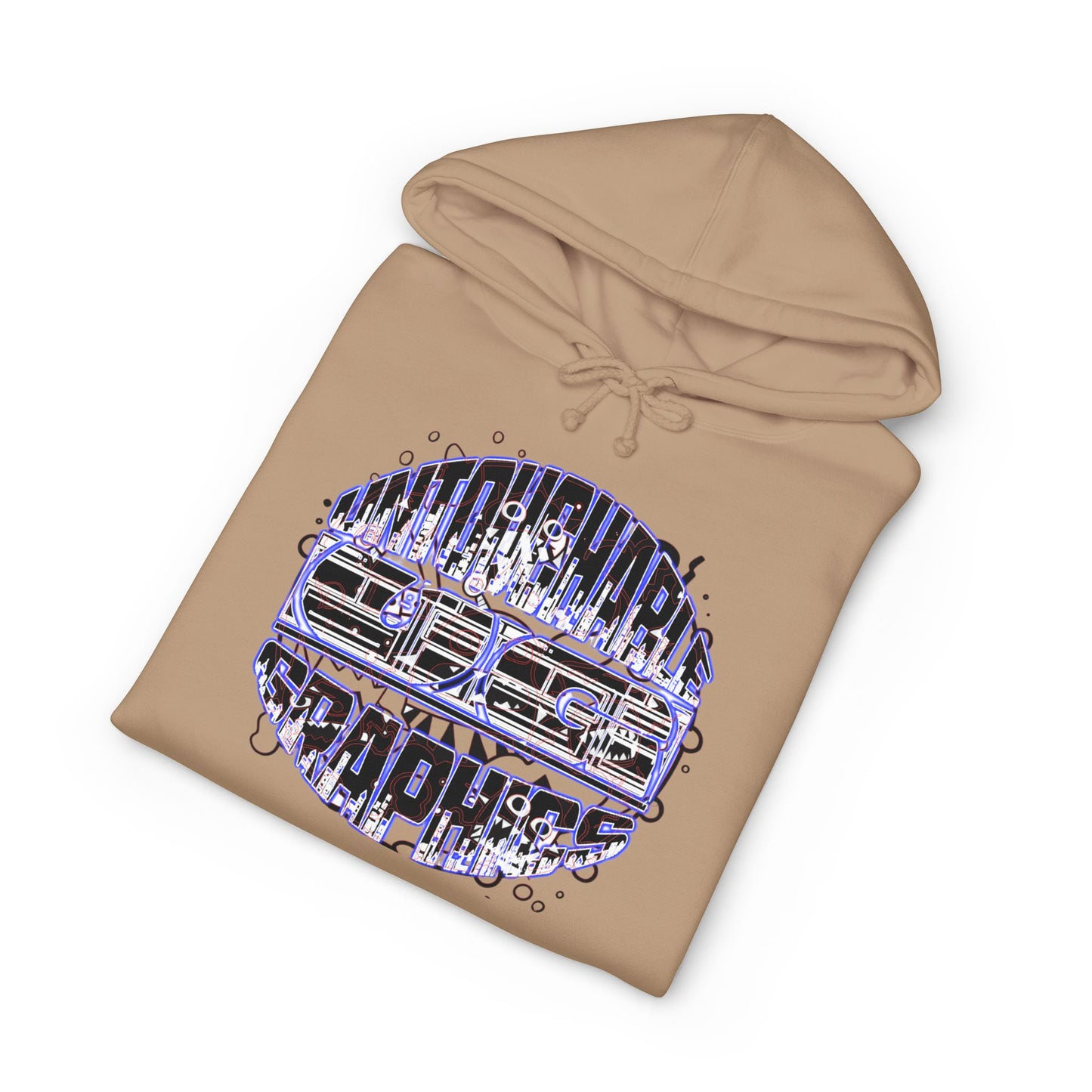 untouchable logo hooded sweatshirt