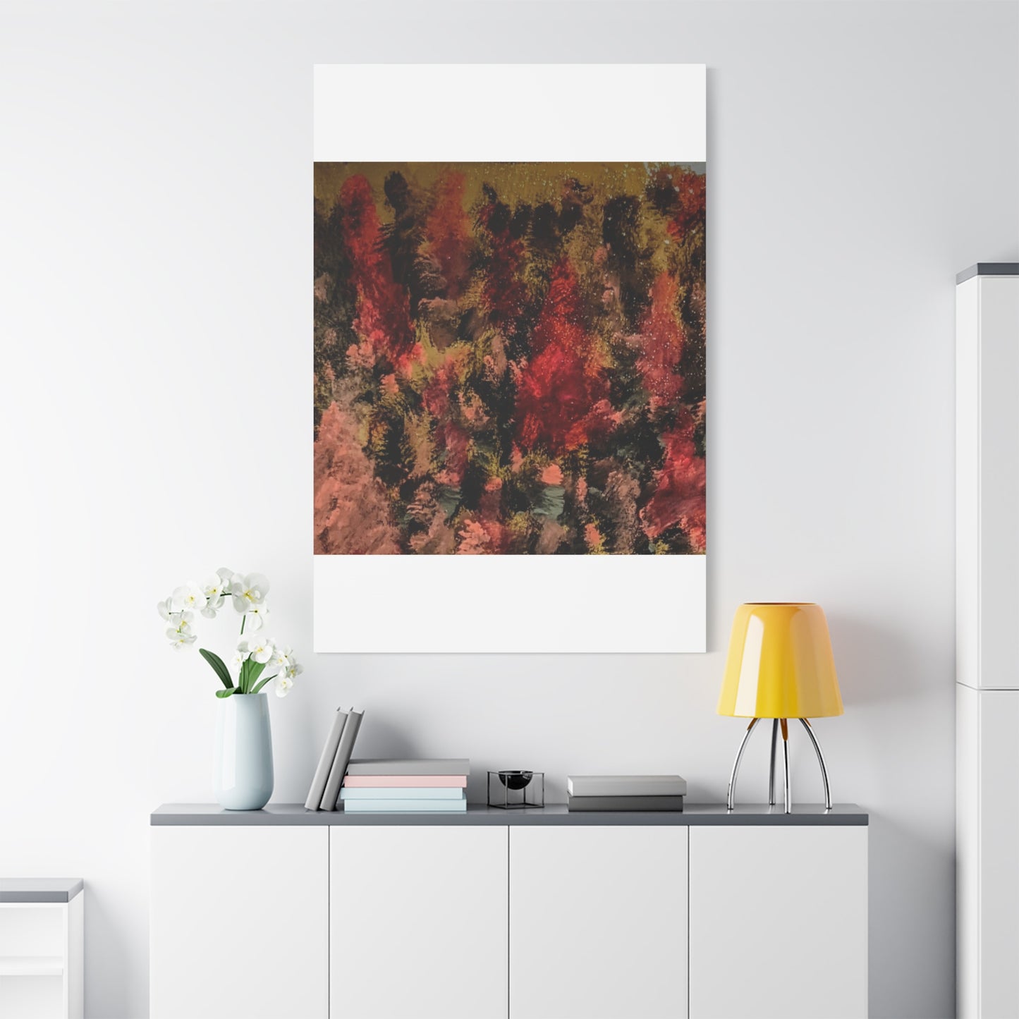 Autumn Forest Abstract Canvas