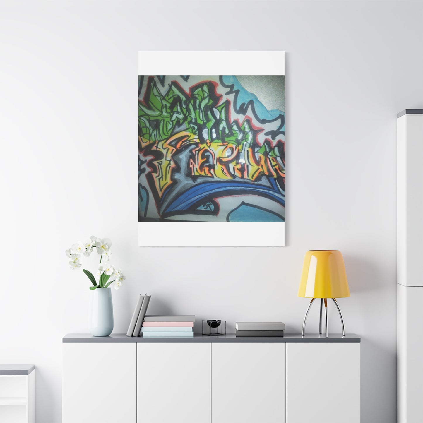 Graffiti Street Art Canvas Print — Urban Colorful Wall Decor