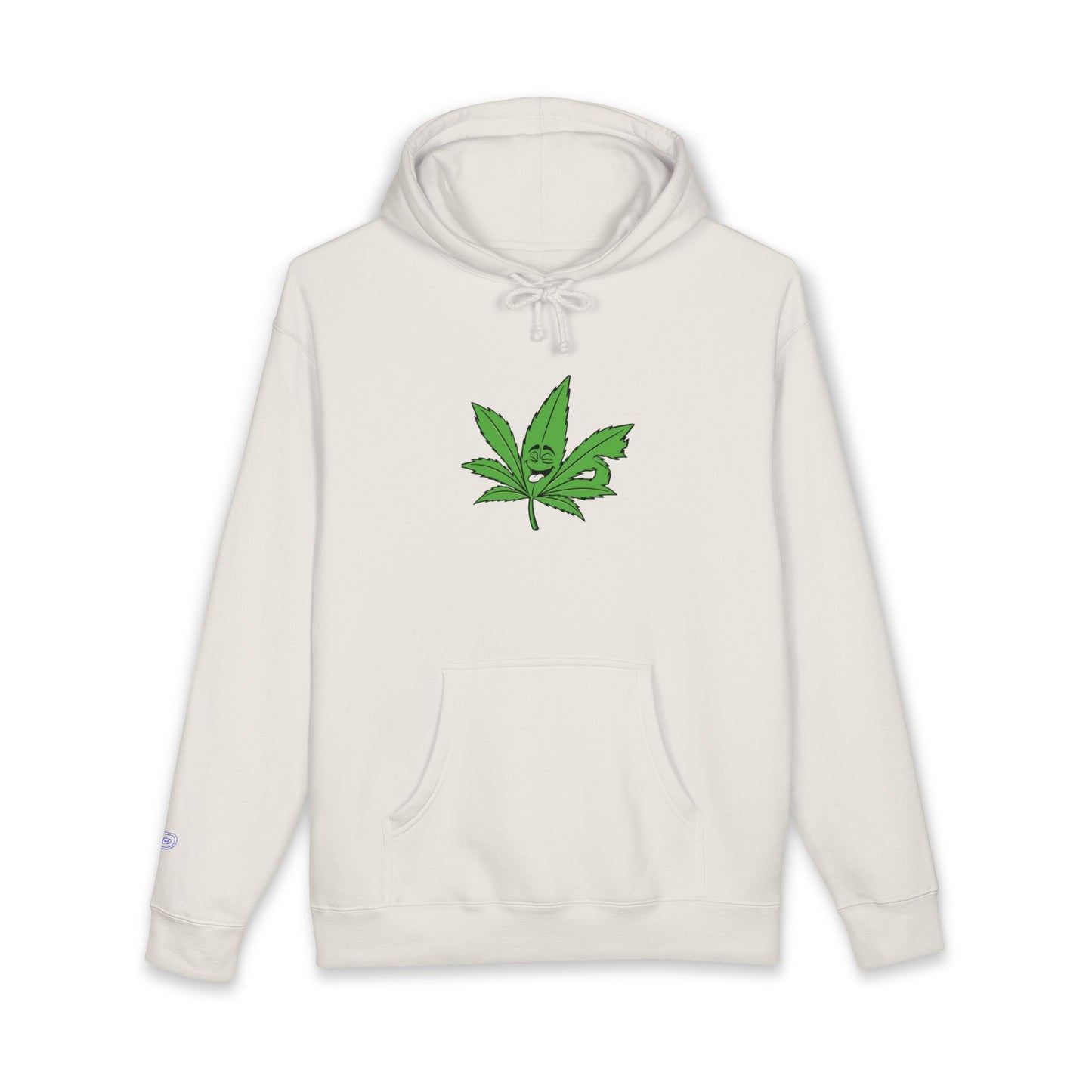 Cannabis Leaf Hoodie — Green Marijuana Leaf Graphic Pullover
