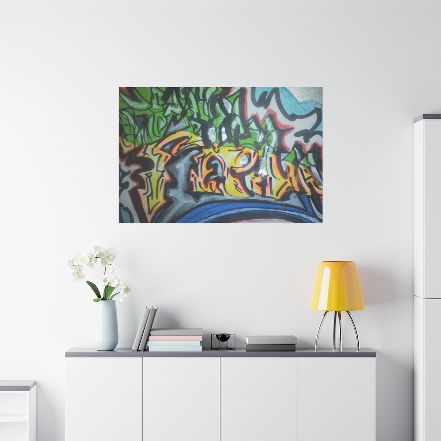 Graffiti Street Art Canvas Print — Urban Colorful Wall Decor