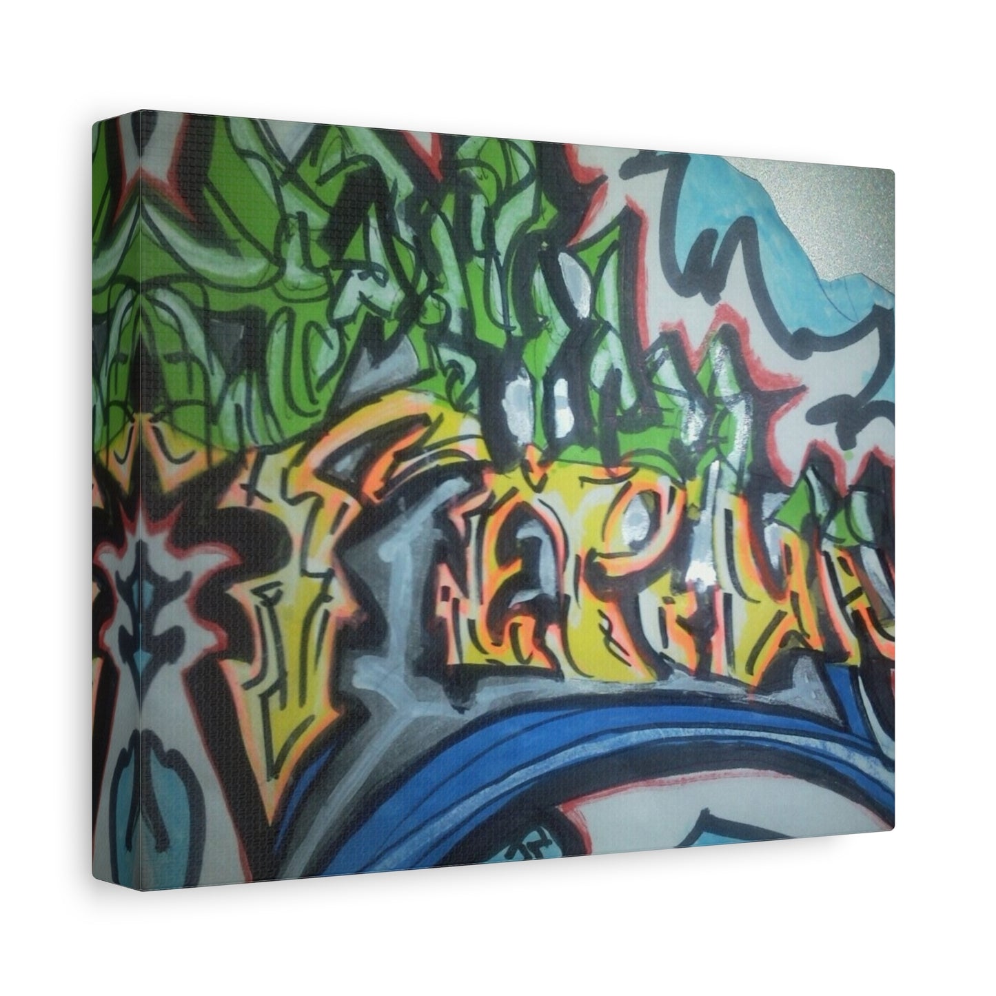 Graffiti Street Art Canvas Print — Urban Colorful Wall Decor