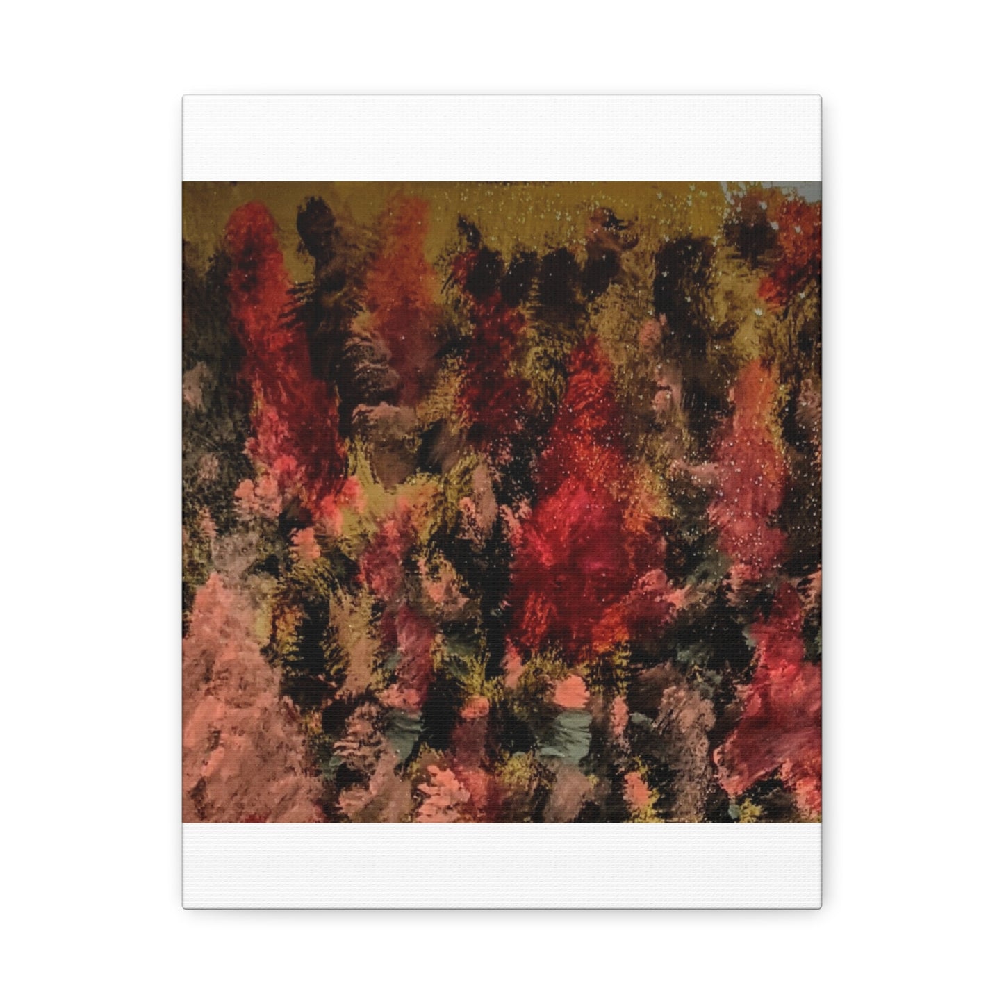Autumn Forest Abstract Canvas