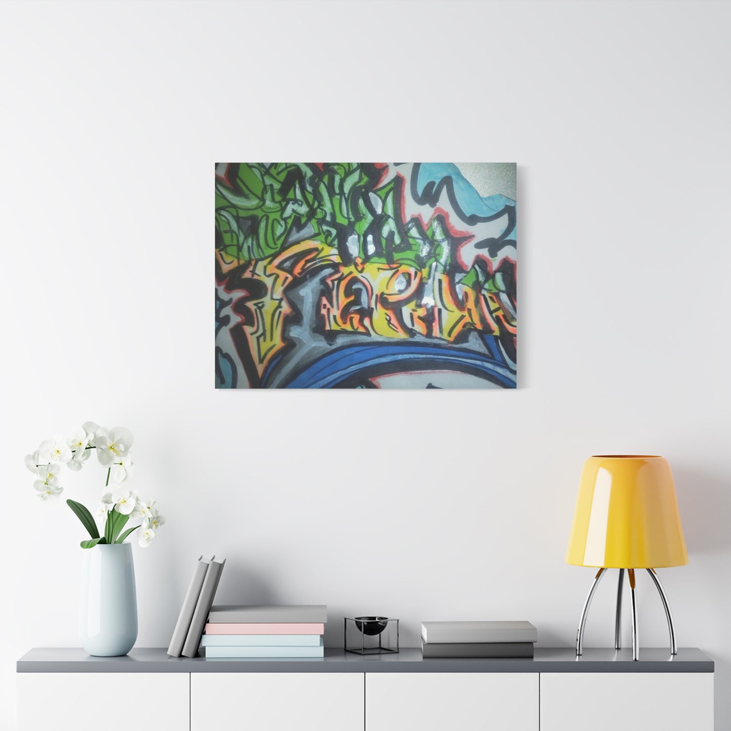 Graffiti Street Art Canvas Print — Urban Colorful Wall Decor