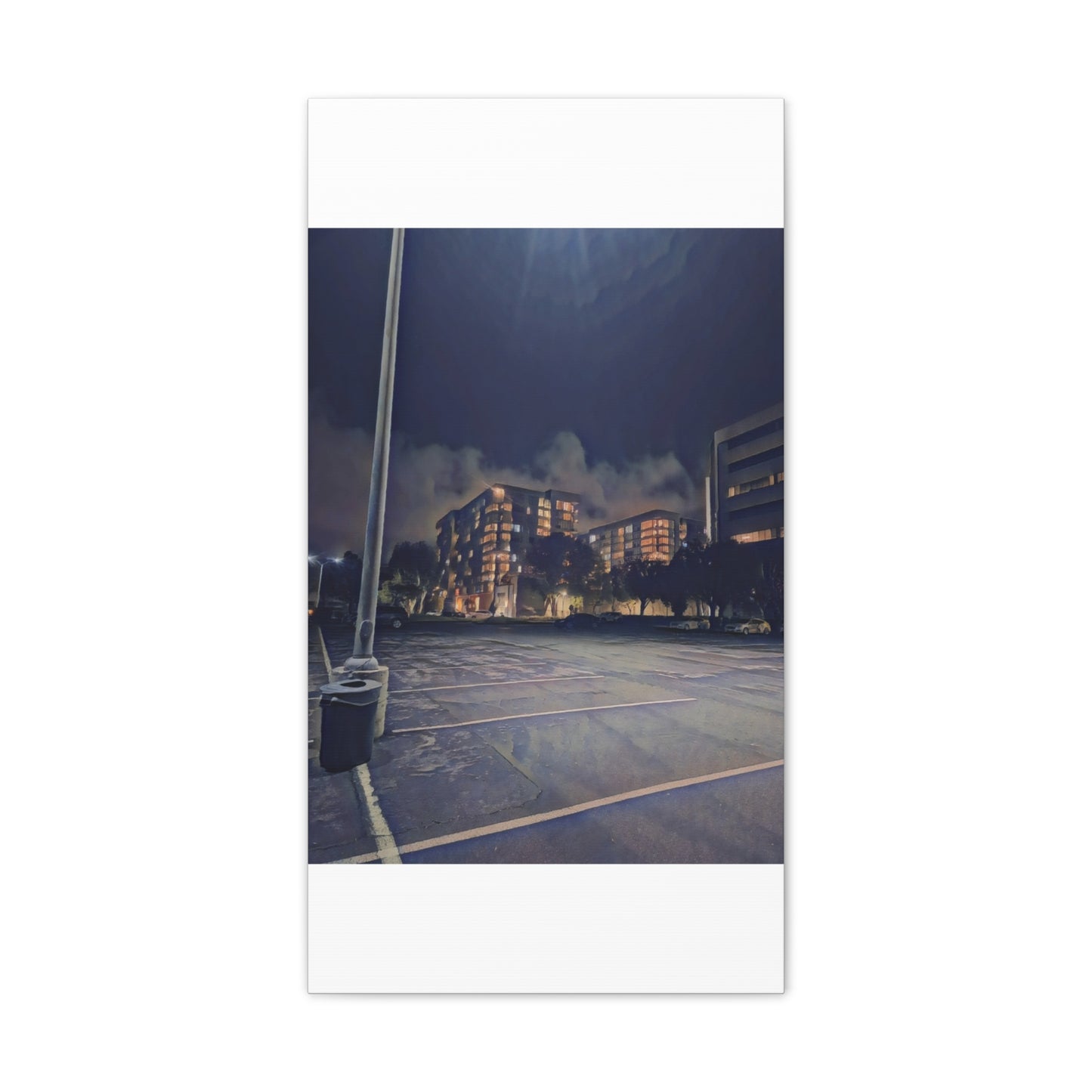 Canvas Art Print - Urban Nightscape Wall Décor