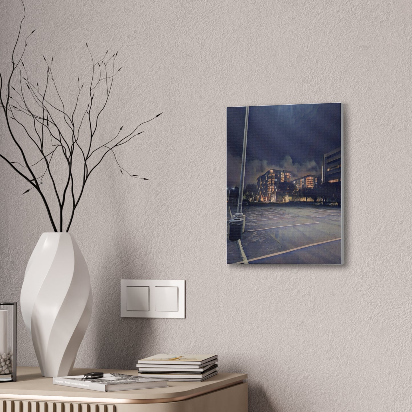 Canvas Art Print - Urban Nightscape Wall Décor