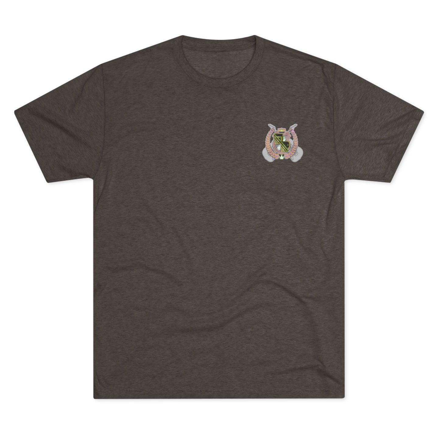 Heraldic Crest T‑Shirt — Vintage Shield Emblem Tee