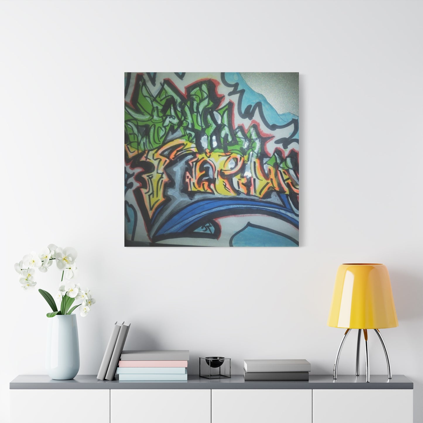 Graffiti Street Art Canvas Print — Urban Colorful Wall Decor