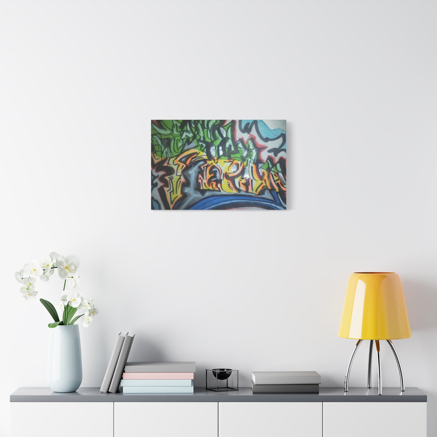 Graffiti Street Art Canvas Print — Urban Colorful Wall Decor