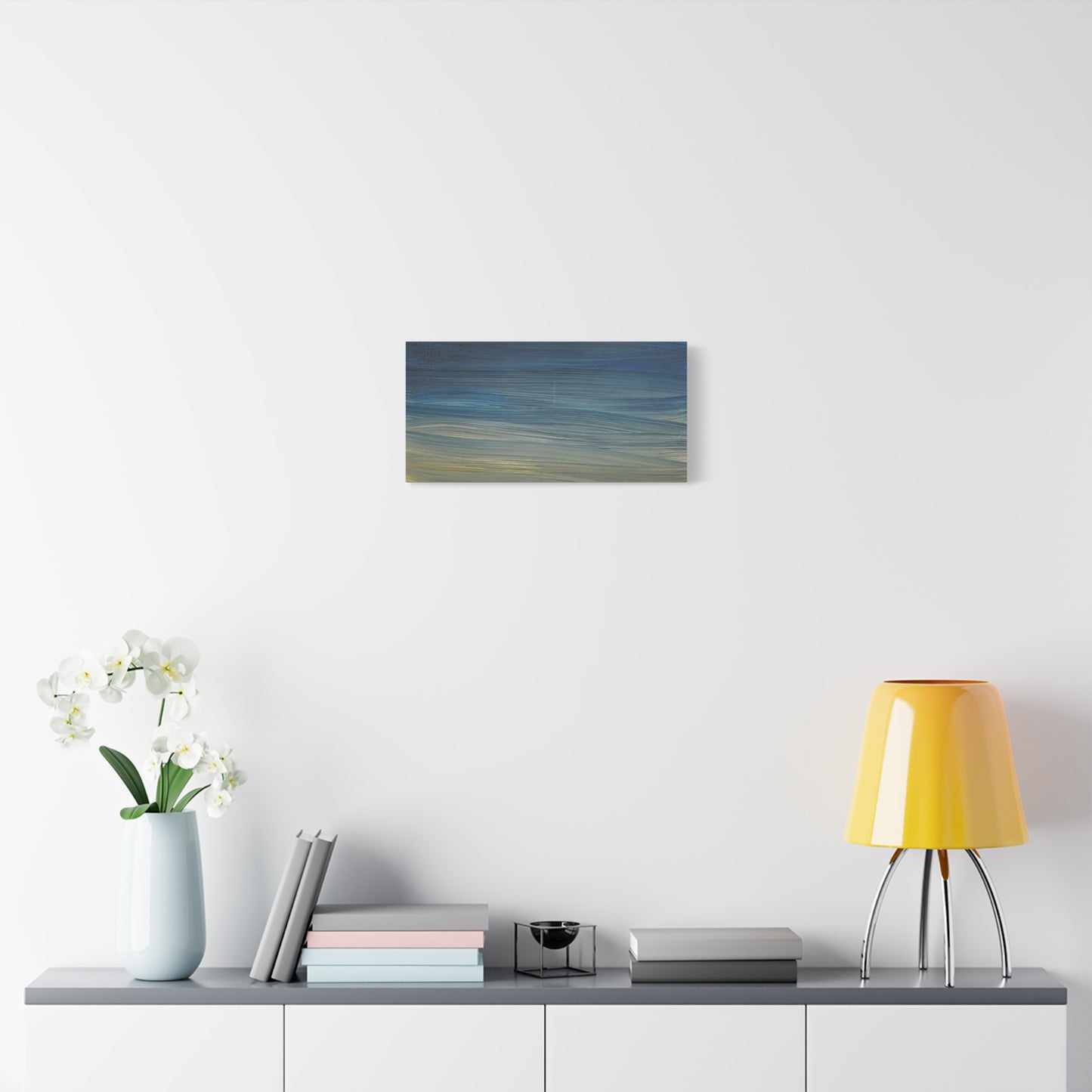 Abstract Coastal Sunset Canvas Print — Matte Stretched Wall Art
