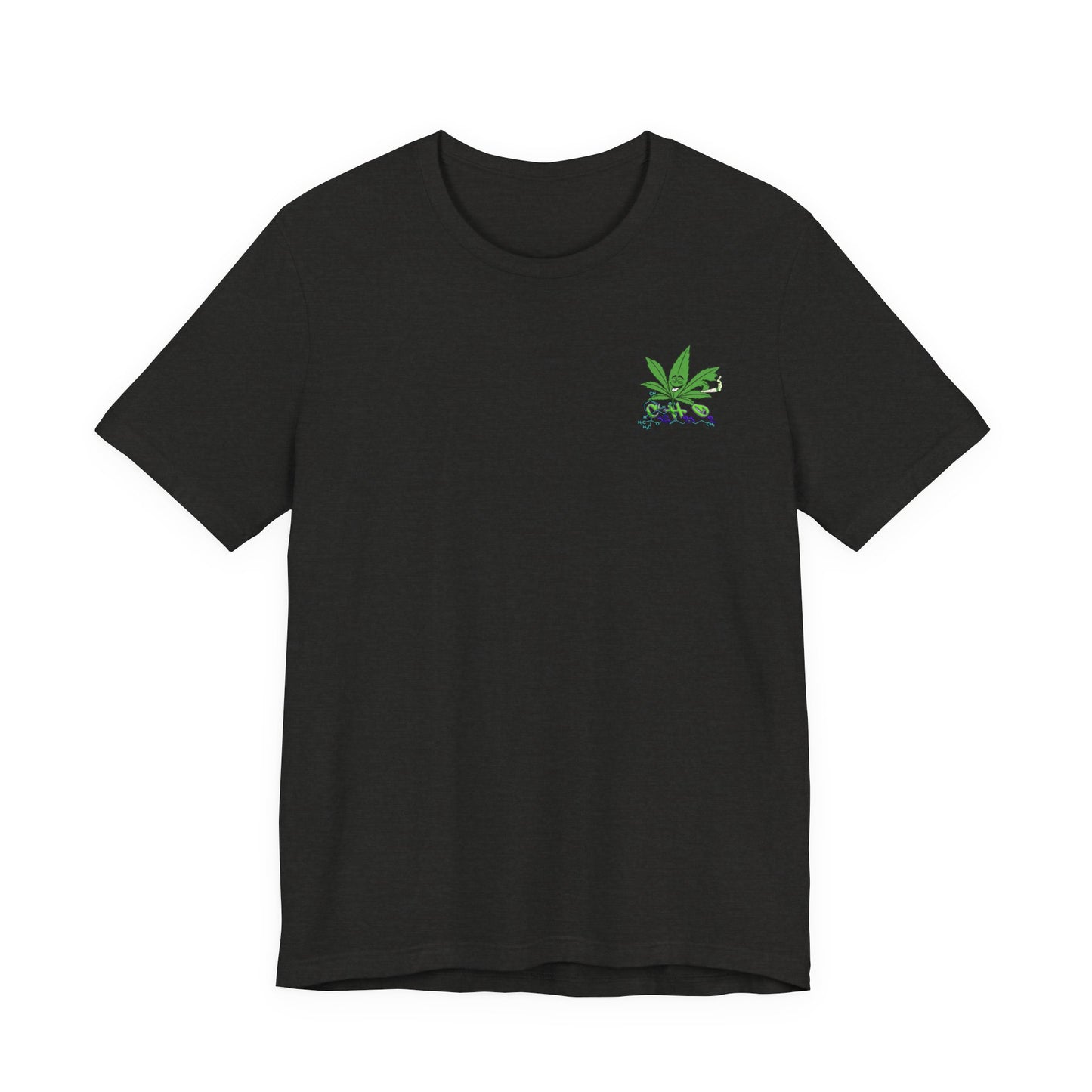 C16H21O2 - Minimal Marijuana Plant Graphic T-Shirt