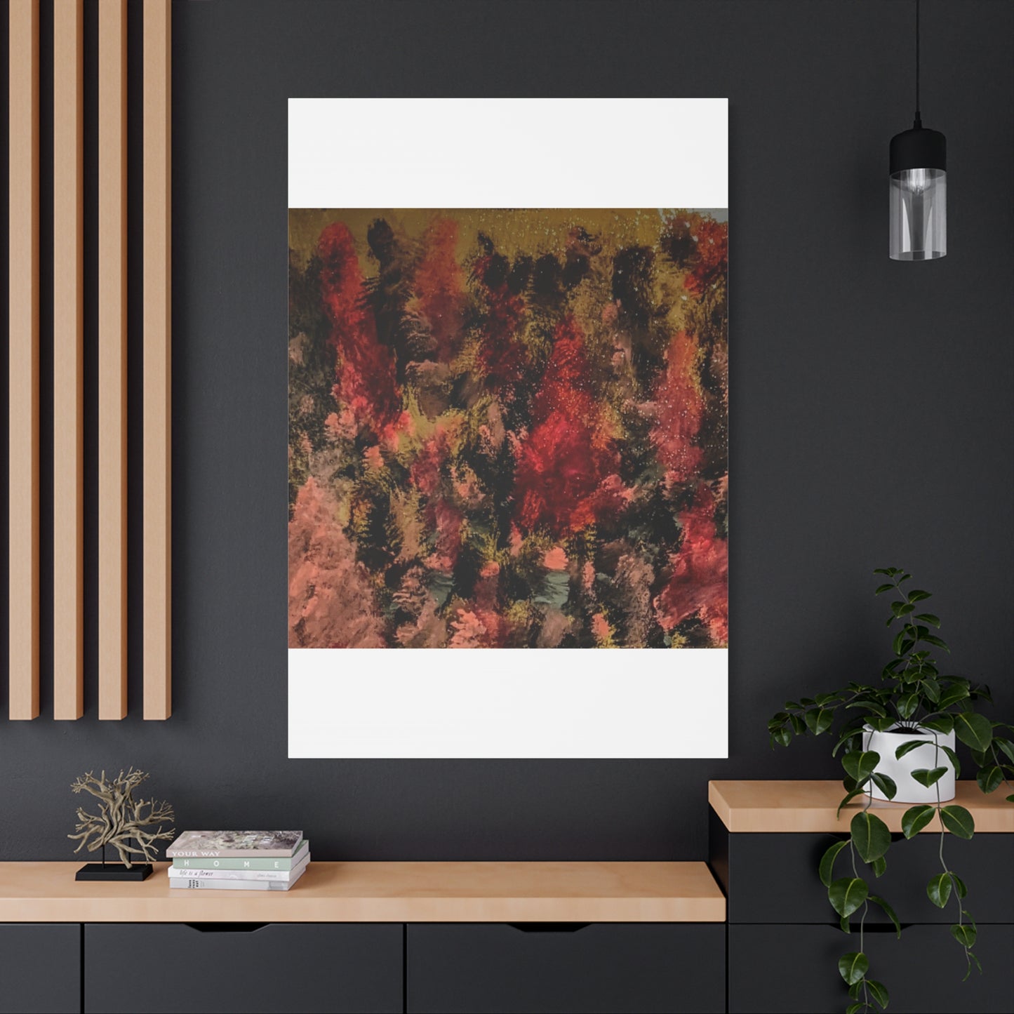 Autumn Forest Abstract Canvas