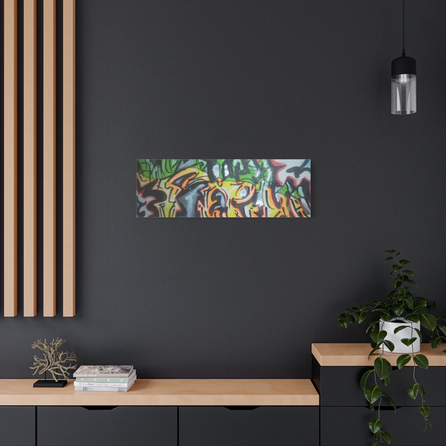 Graffiti Street Art Canvas Print — Urban Colorful Wall Decor