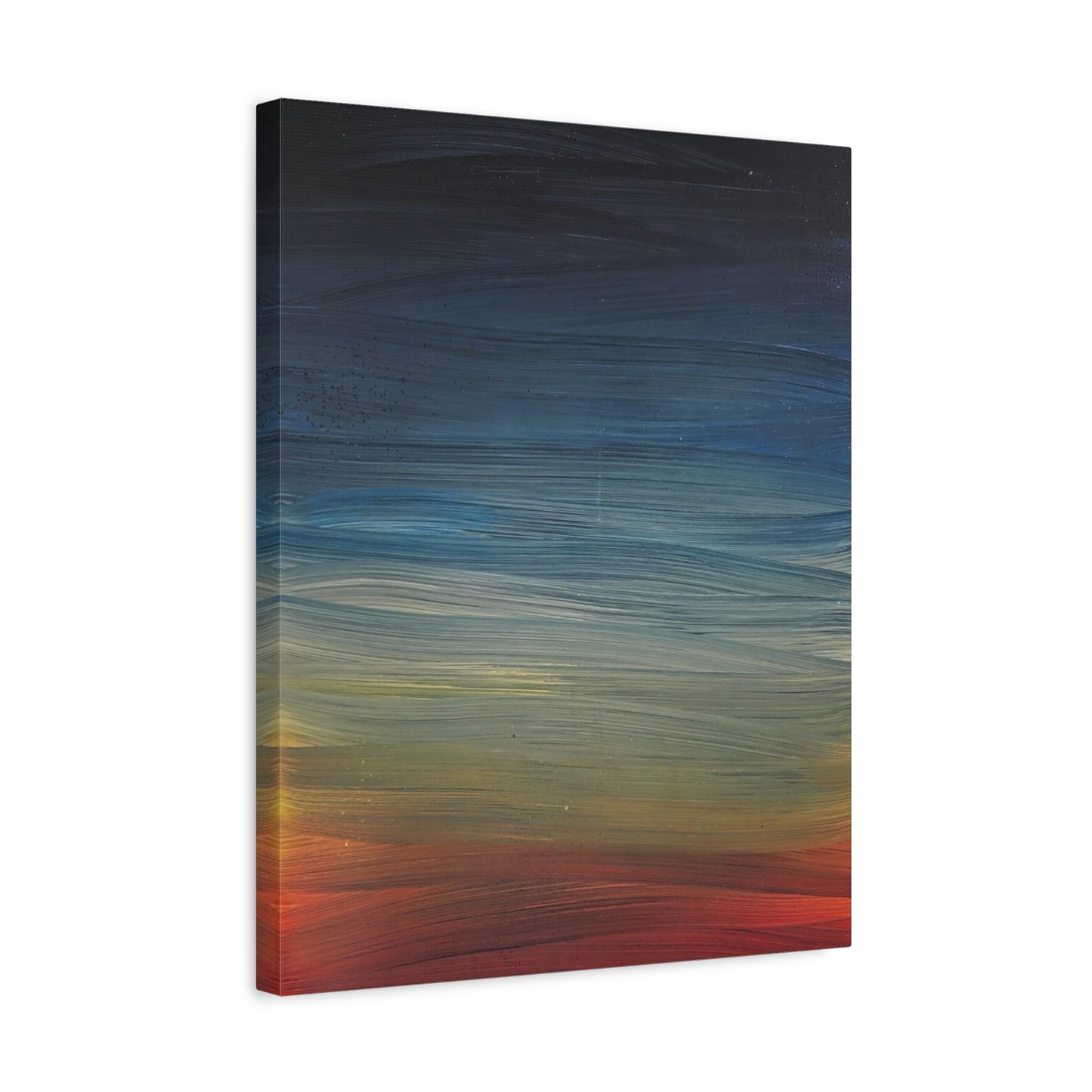 Abstract Coastal Sunset Canvas Print — Matte Stretched Wall Art