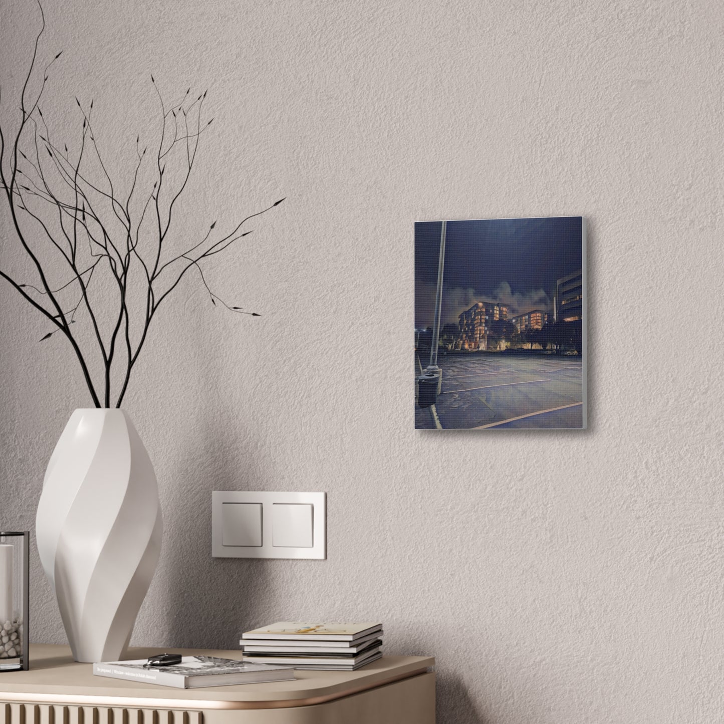 Canvas Art Print - Urban Nightscape Wall Décor