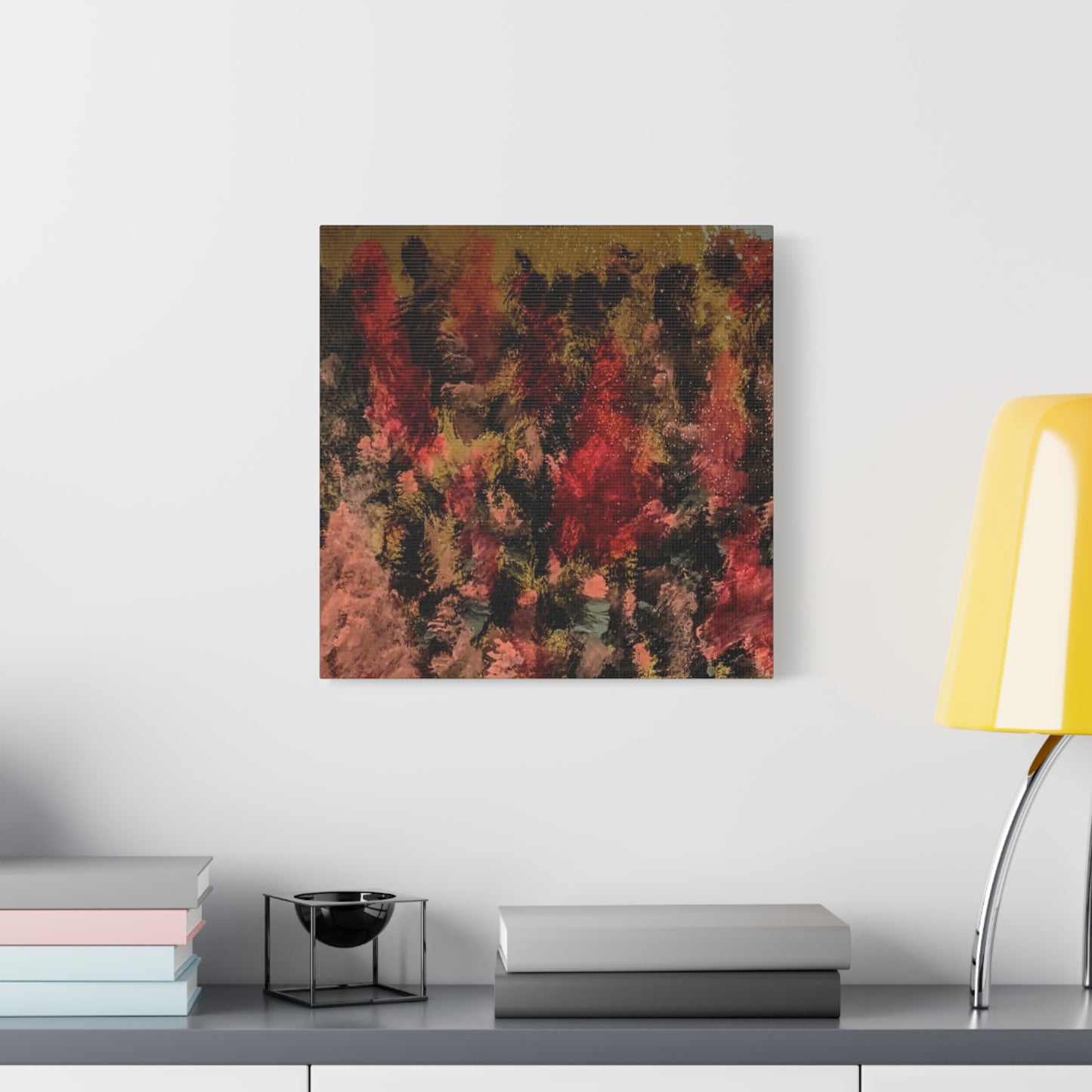Autumn Forest Abstract Canvas