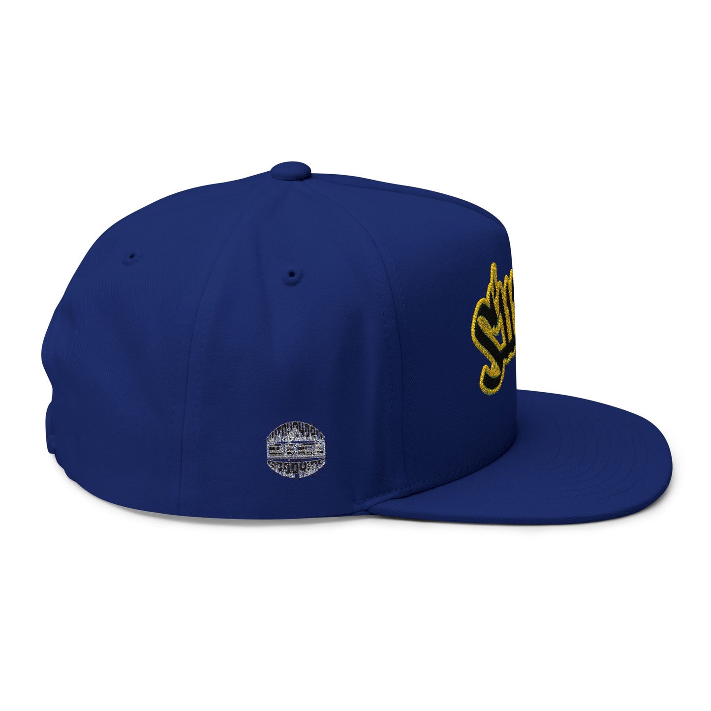 triple_siiick - Embroidered Snapback Hat — "siiick" Yellow Outline