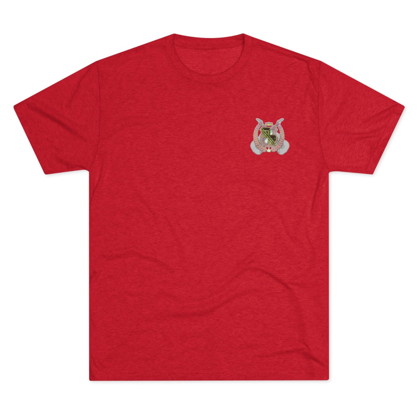 Heraldic Crest T‑Shirt — Vintage Shield Emblem Tee