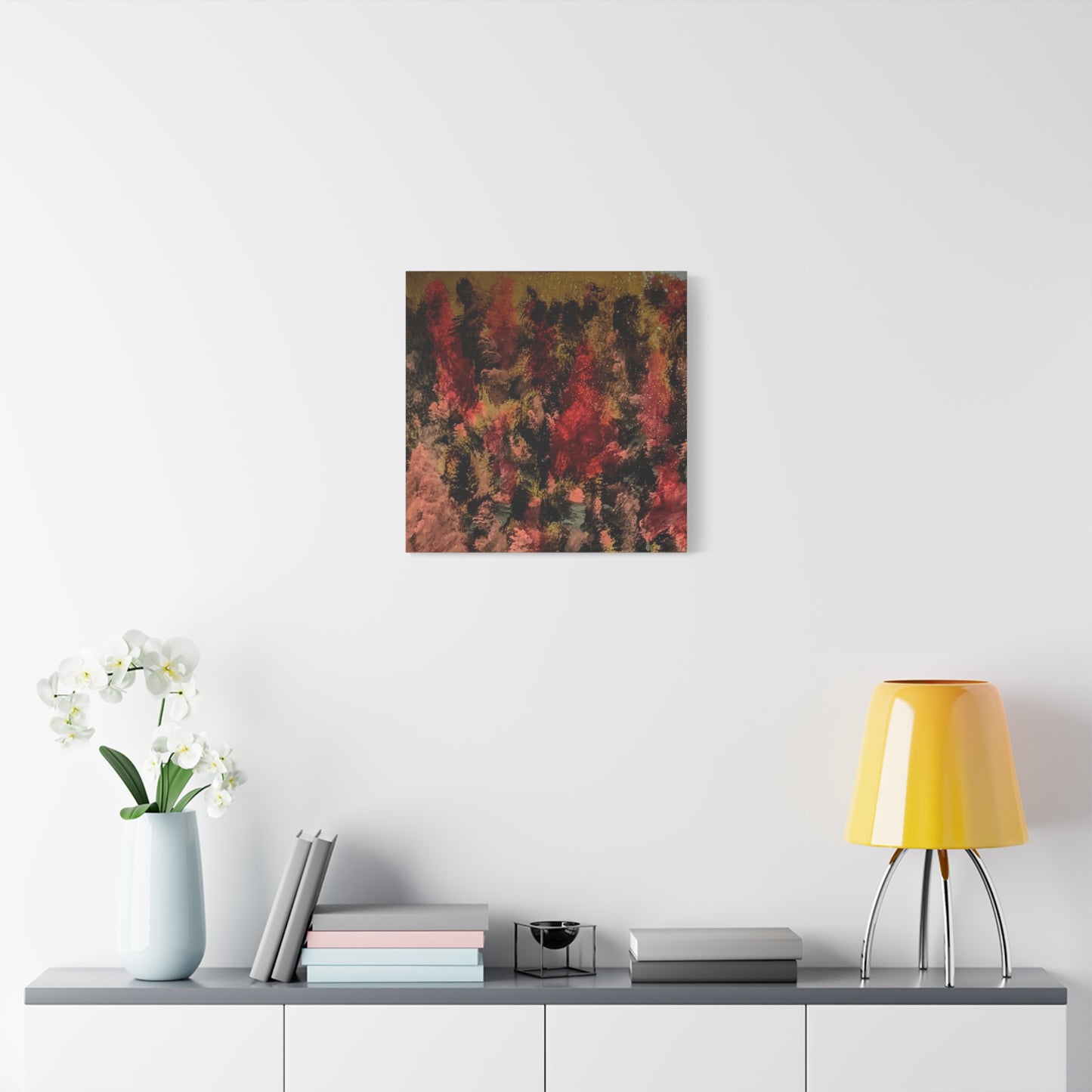 Autumn Forest Abstract Canvas