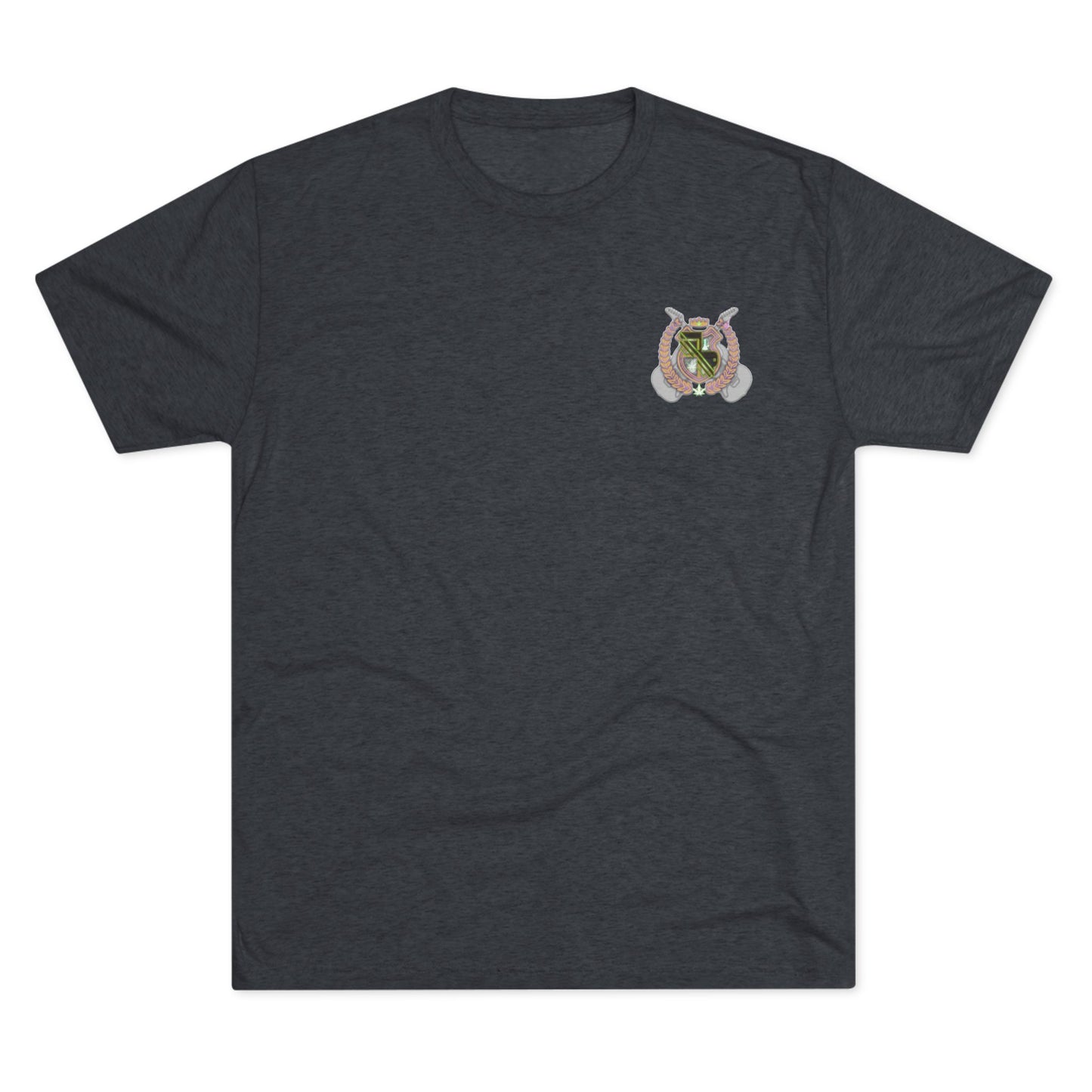 Heraldic Crest T‑Shirt — Vintage Shield Emblem Tee
