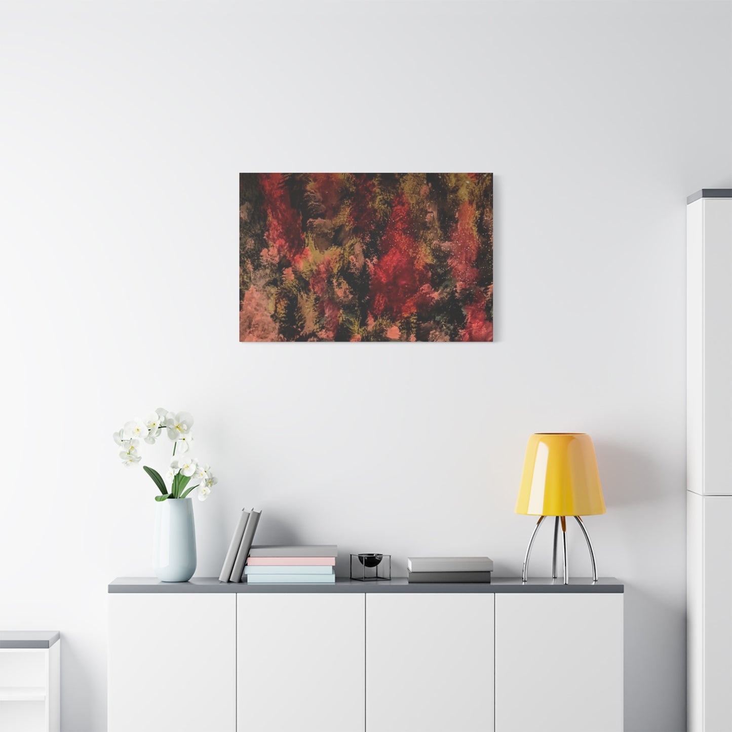 Autumn Forest Abstract Canvas