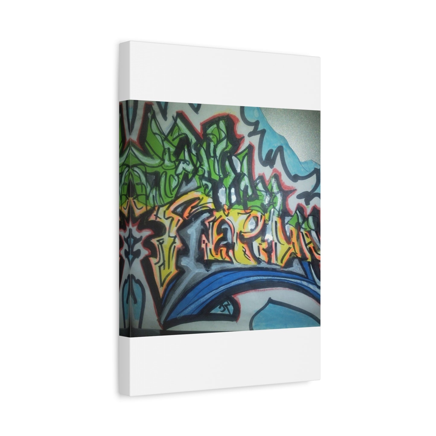 Graffiti Street Art Canvas Print — Urban Colorful Wall Decor