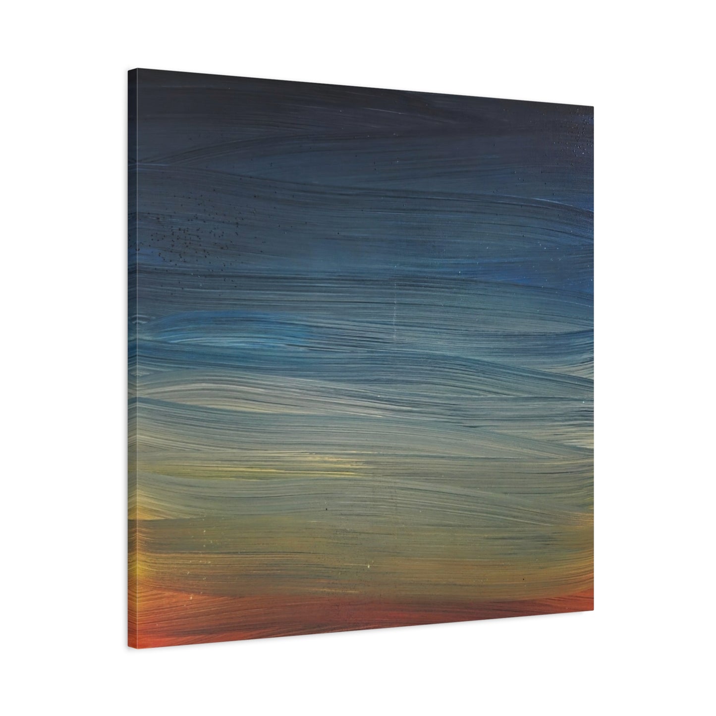 Abstract Coastal Sunset Canvas Print — Matte Stretched Wall Art