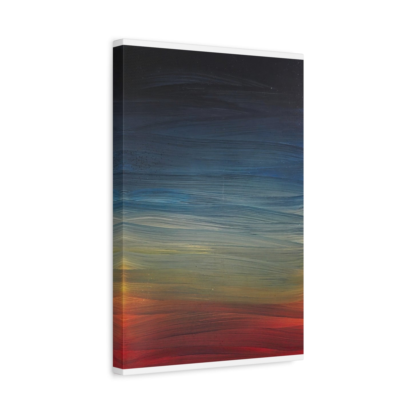 Abstract Coastal Sunset Canvas Print — Matte Stretched Wall Art