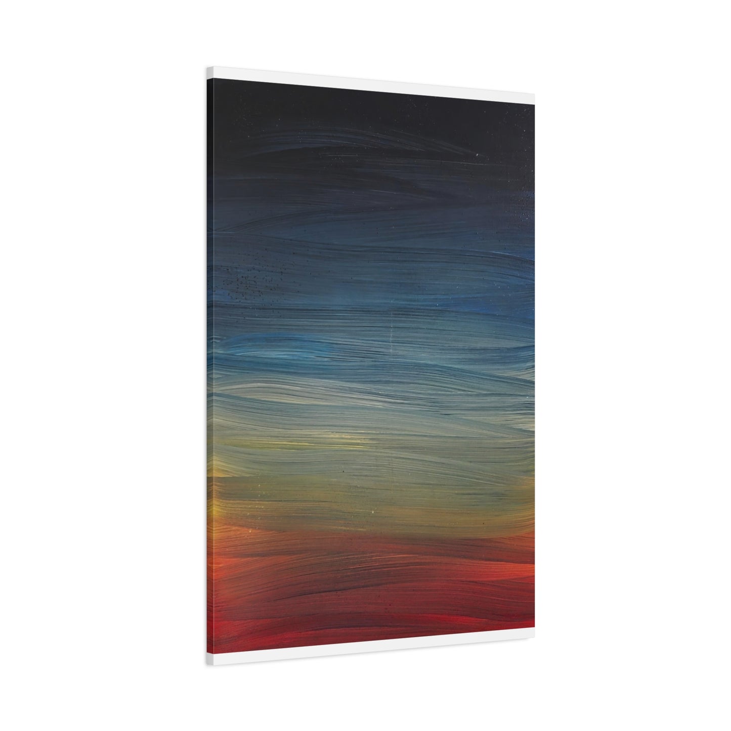 Abstract Coastal Sunset Canvas Print — Matte Stretched Wall Art