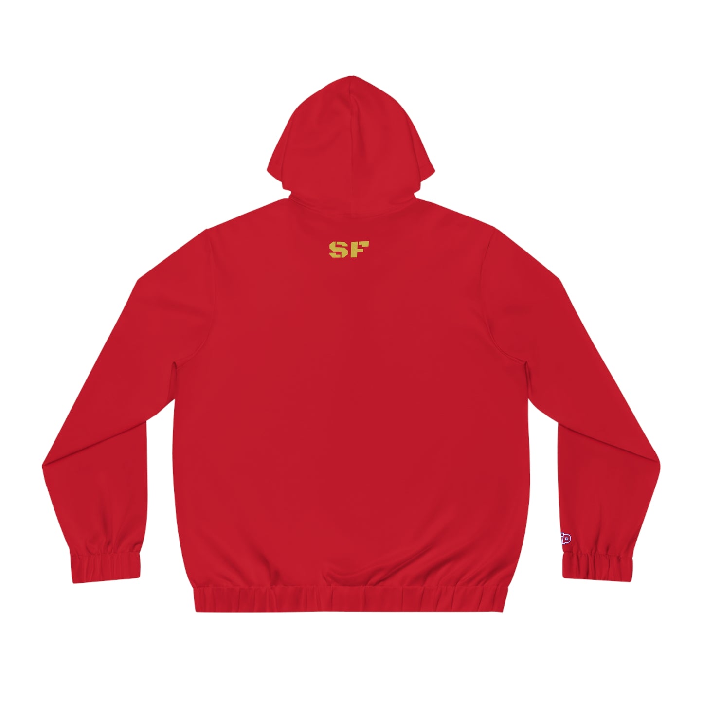 Niner Gang Full‑Zip Hoodie — Gold Football Team Zip Jacket
