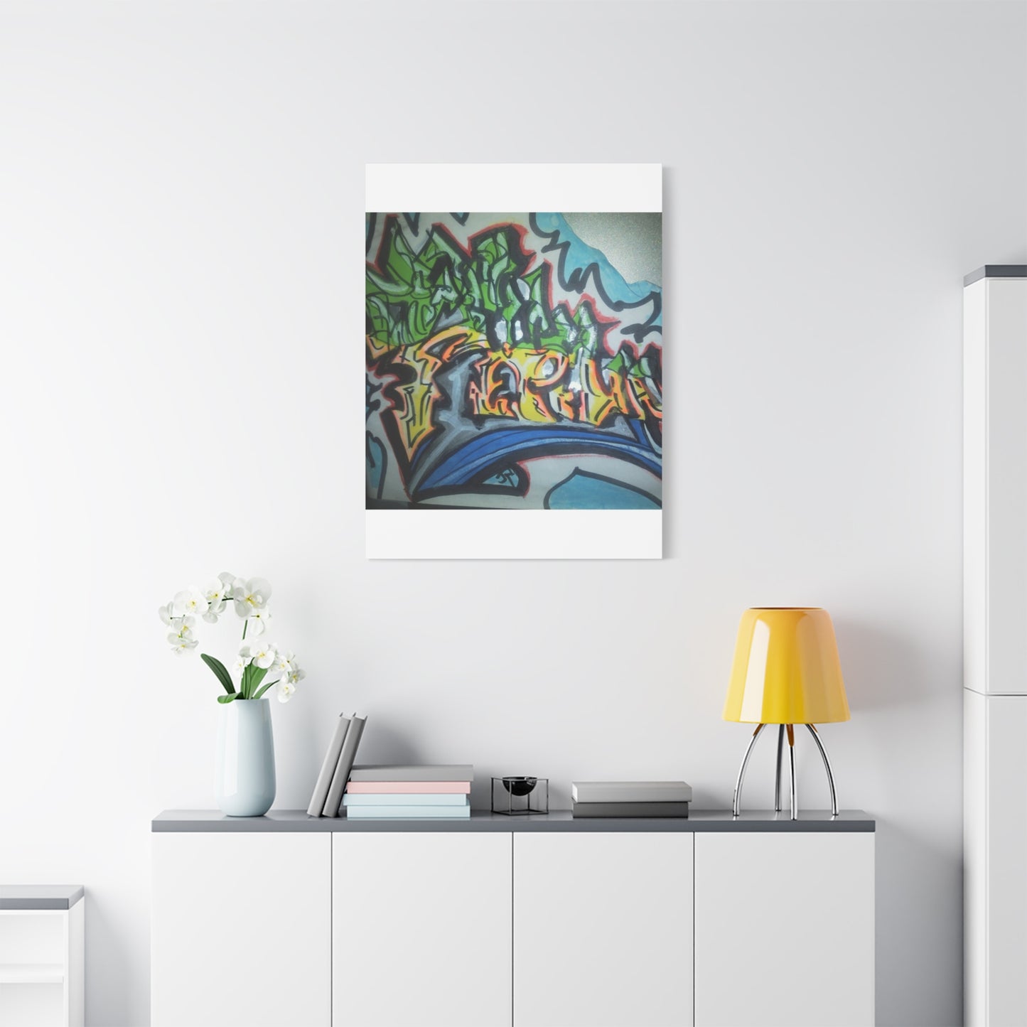 Graffiti Street Art Canvas Print — Urban Colorful Wall Decor