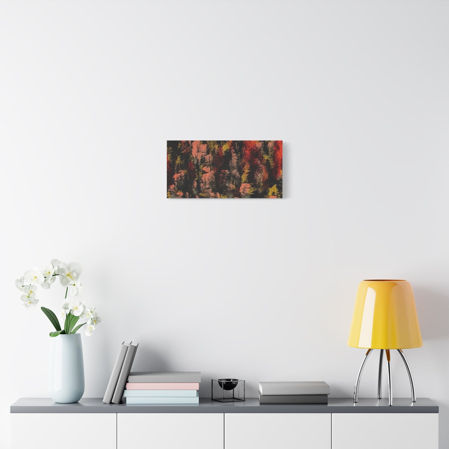 Autumn Forest Abstract — Matte Stretched Canvas