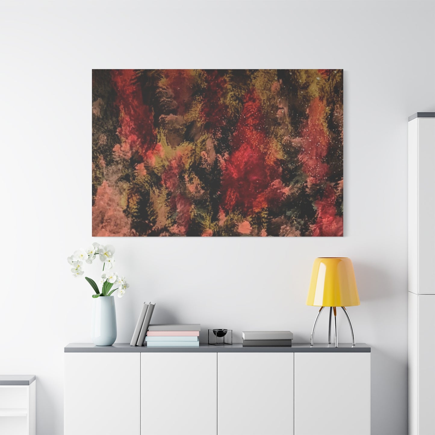 Autumn Forest Abstract Canvas
