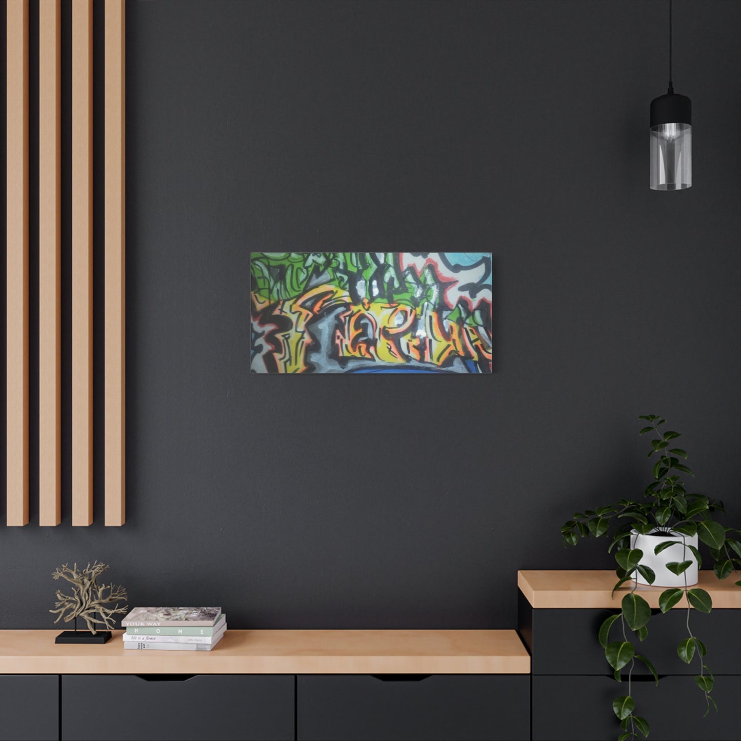 Graffiti Street Art Canvas Print — Urban Colorful Wall Decor