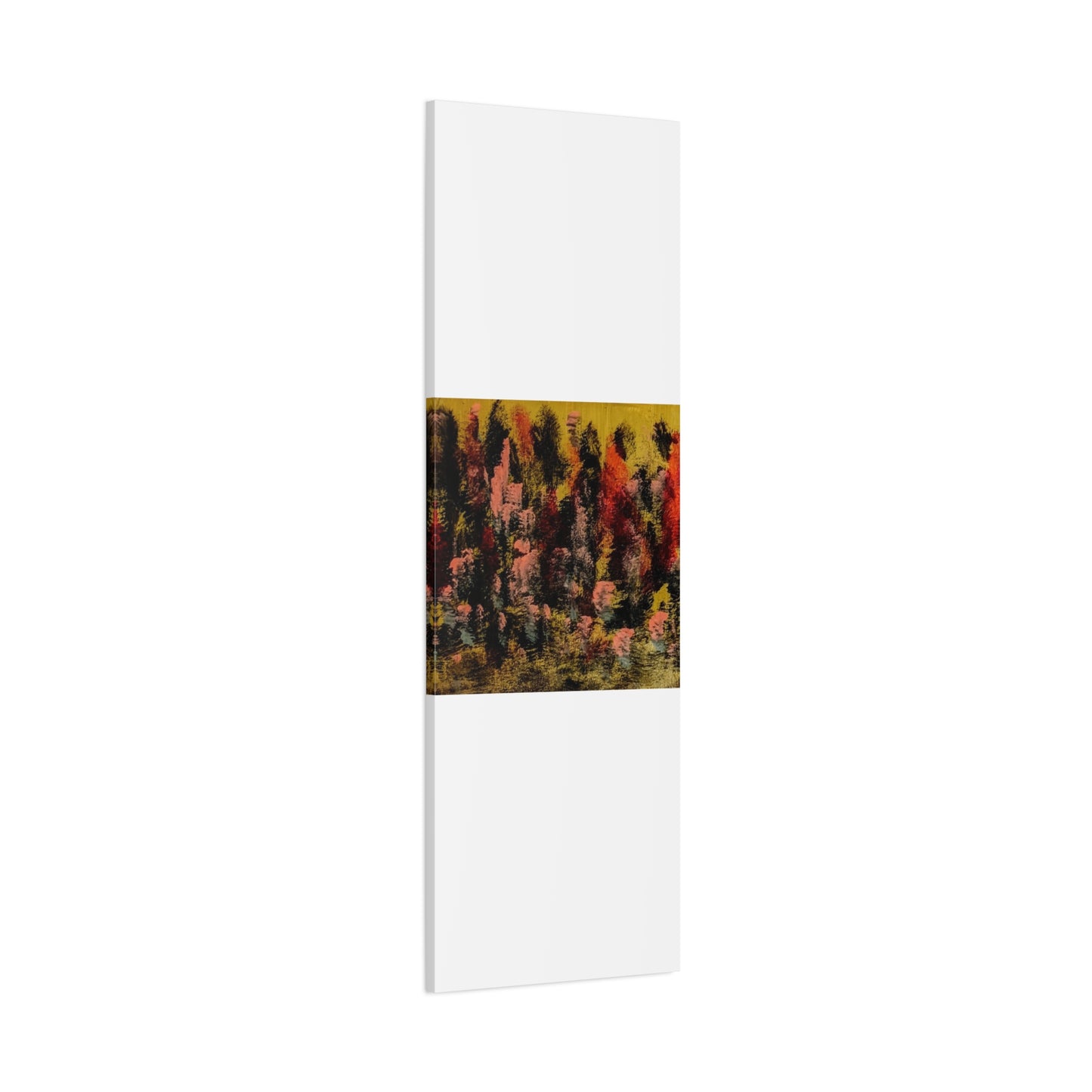 Autumn Forest Abstract — Matte Stretched Canvas