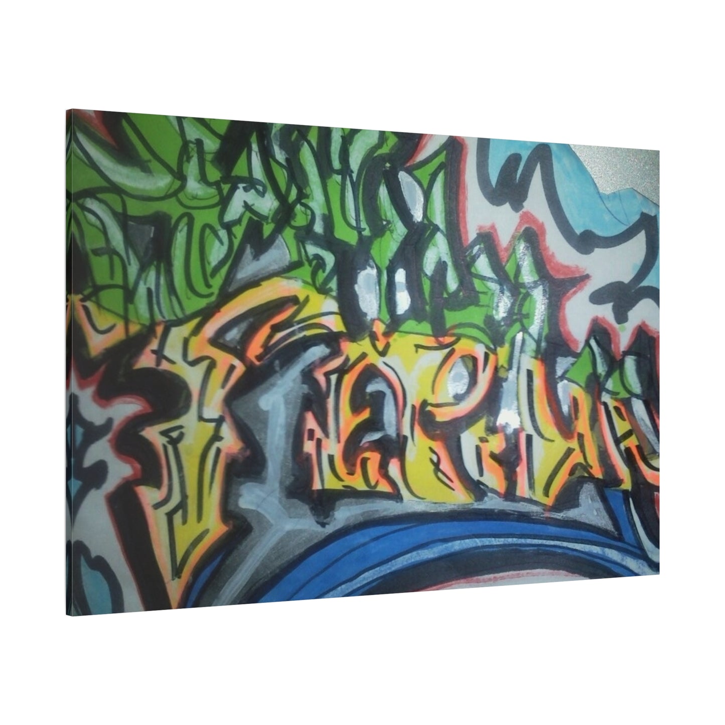 Graffiti Street Art Canvas Print — Urban Colorful Wall Decor