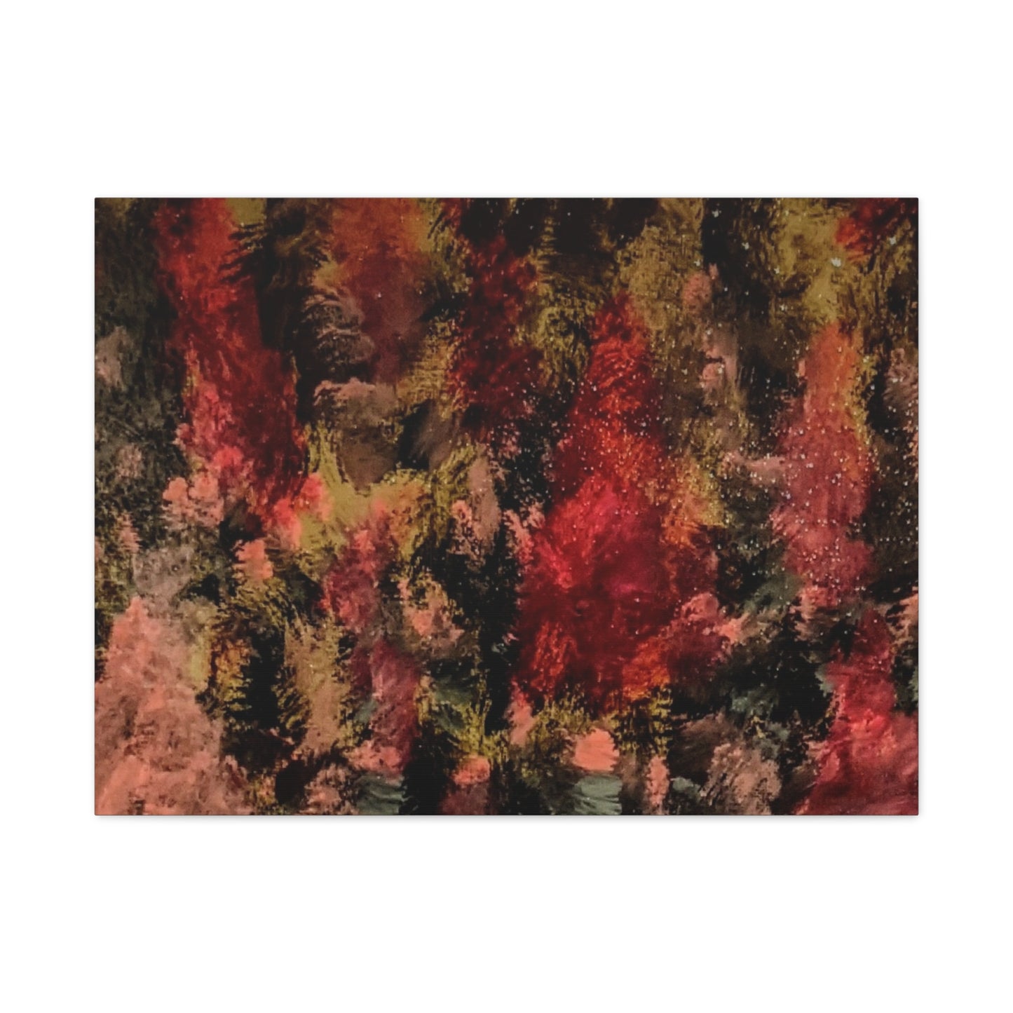 Autumn Forest Abstract Canvas