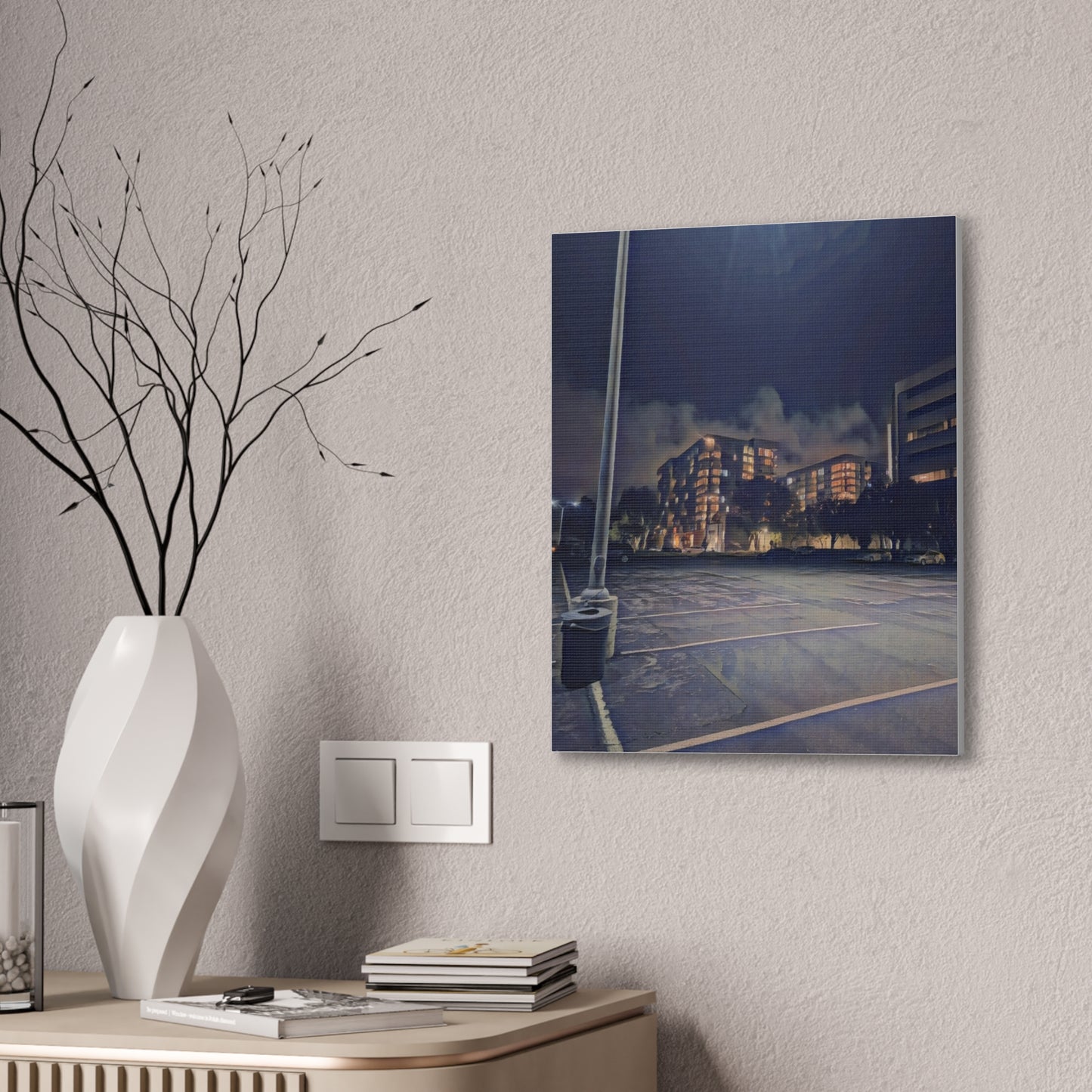 Canvas Art Print - Urban Nightscape Wall Décor