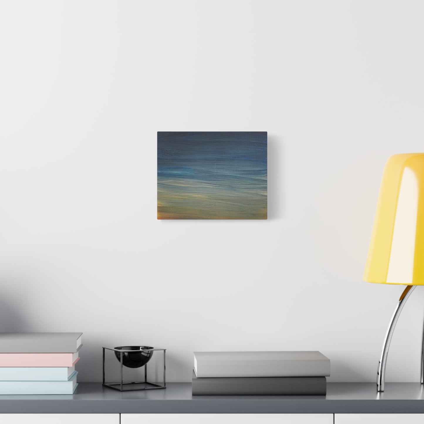 Abstract Coastal Sunset Canvas Print — Matte Stretched Wall Art