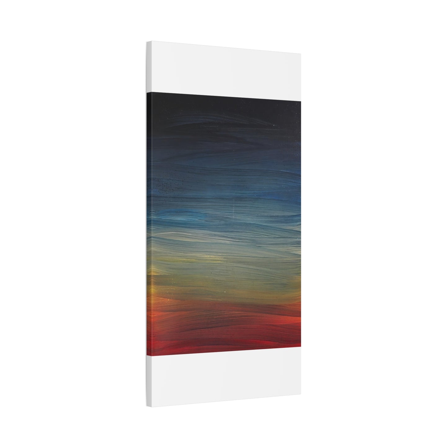 Abstract Coastal Sunset Canvas Print — Matte Stretched Wall Art