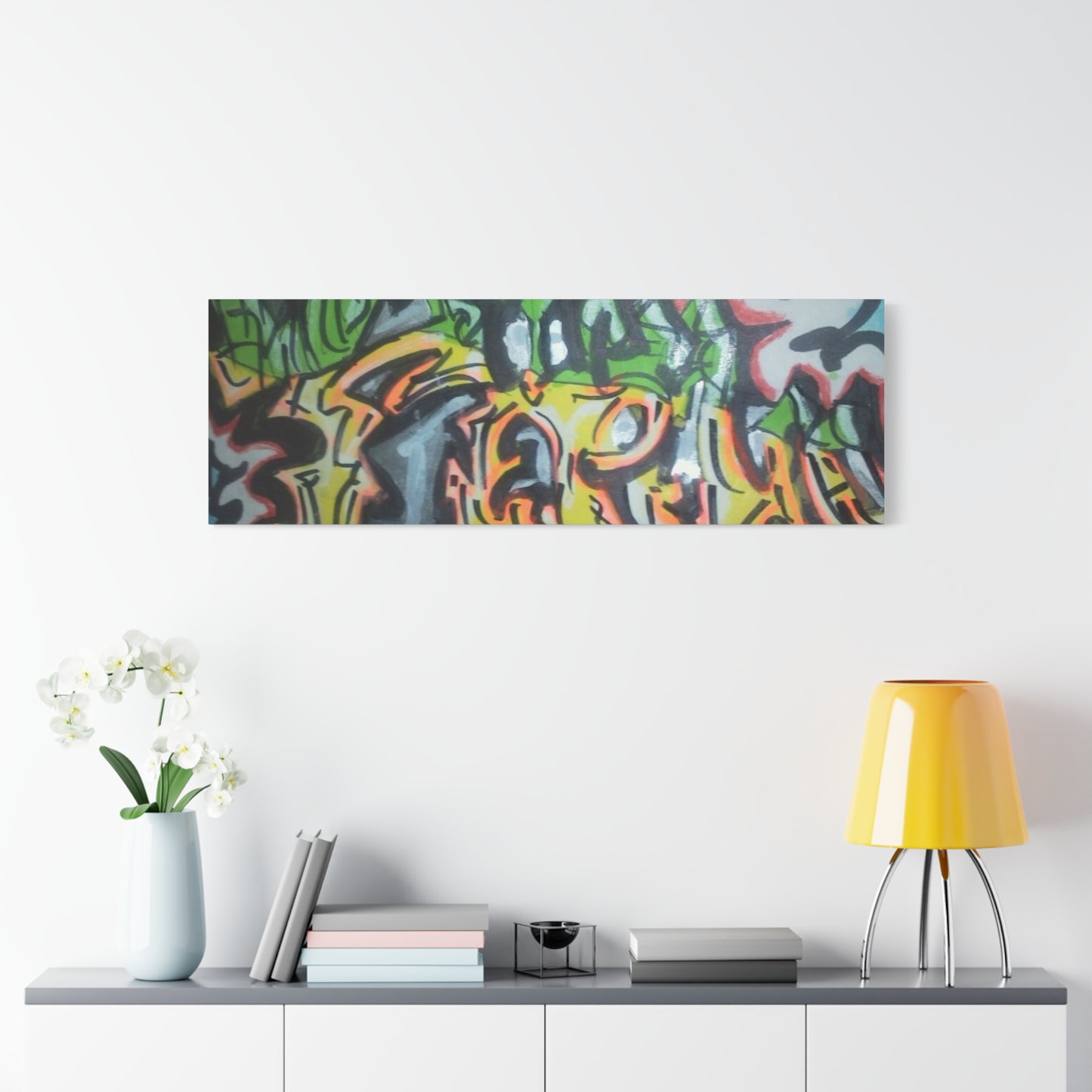 Graffiti Street Art Canvas Print — Urban Colorful Wall Decor